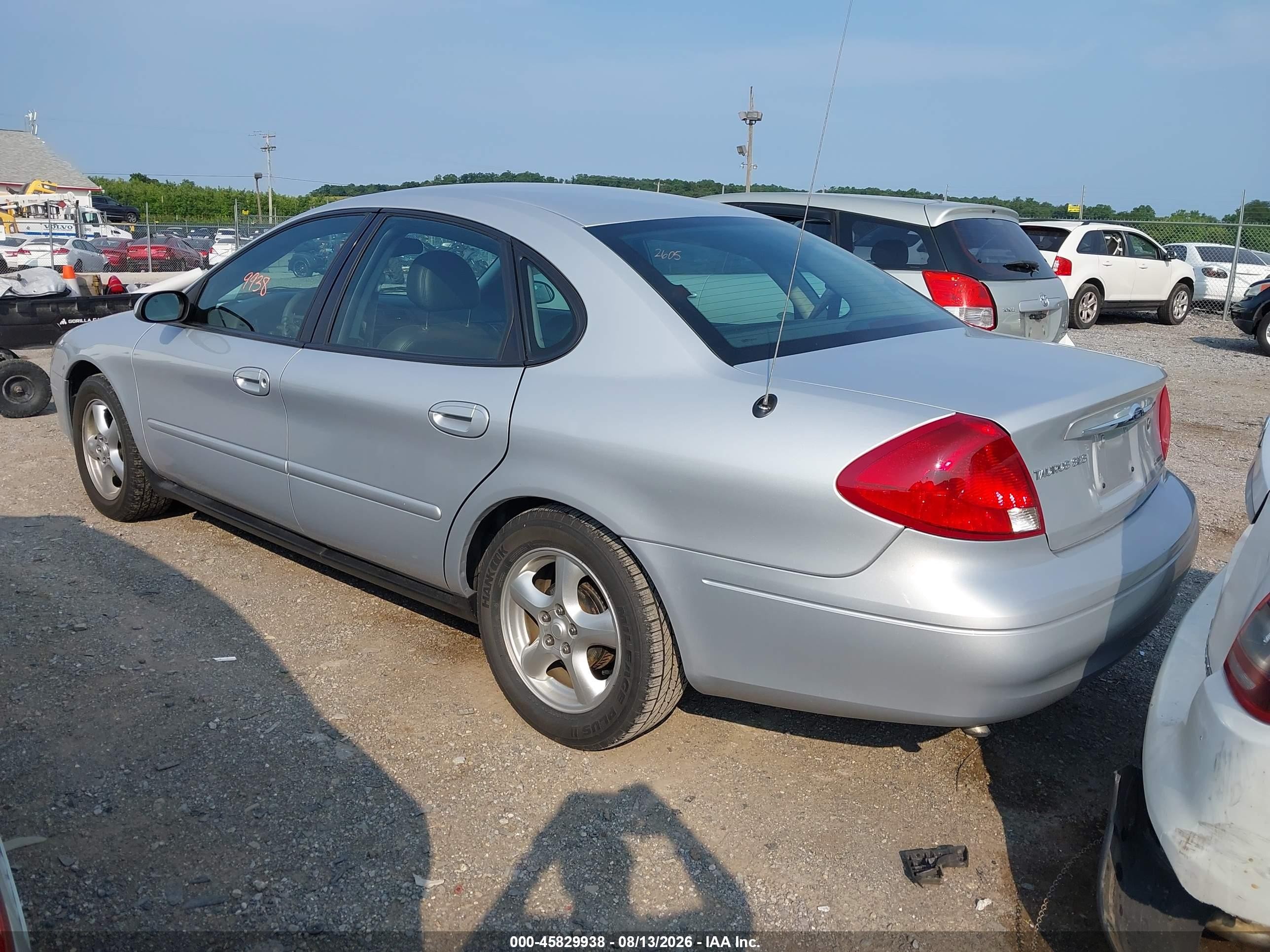 2002 Ford Taurus Ses Silver vin: 1FAFP55U32A176221