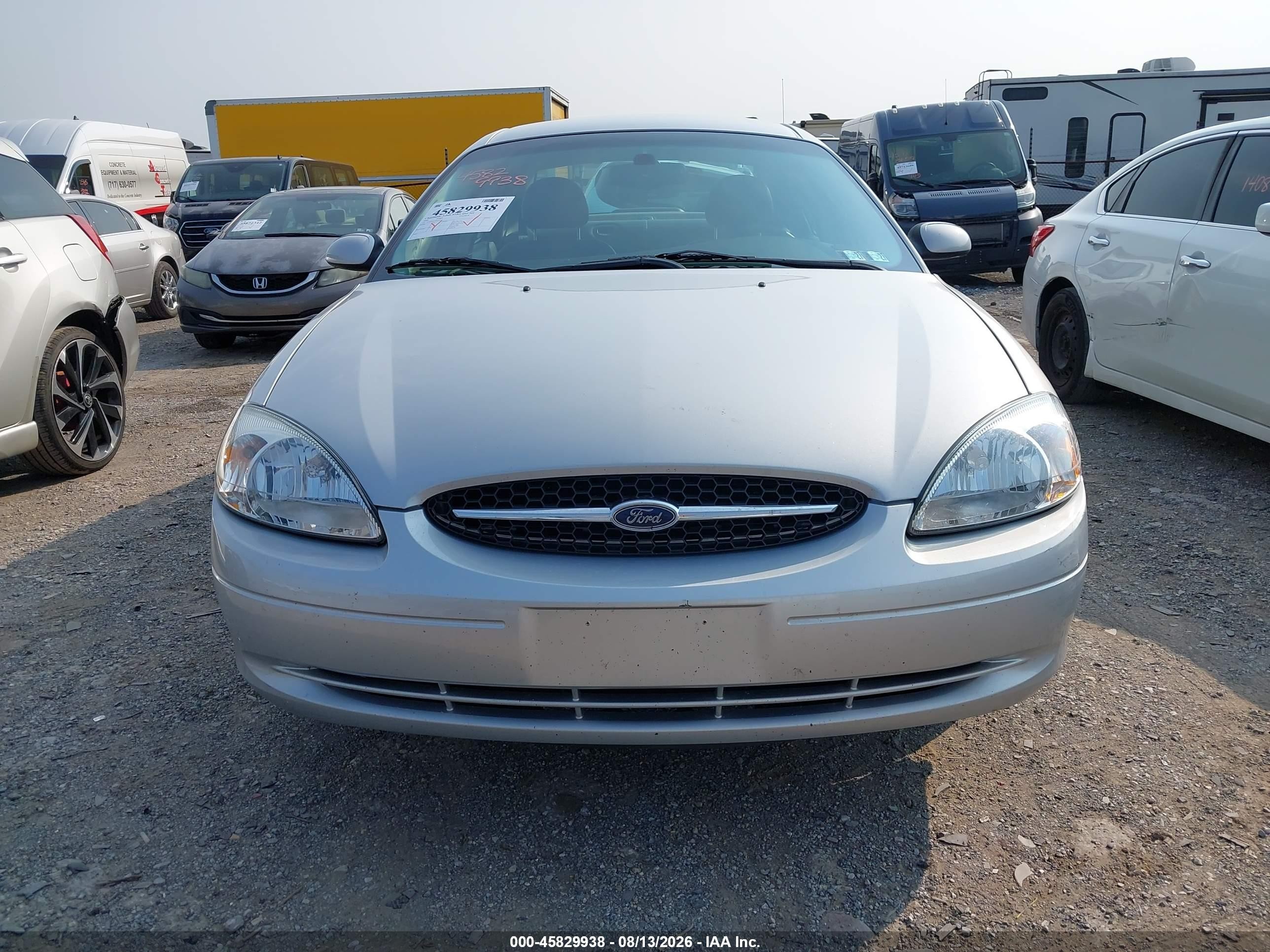 2002 Ford Taurus Ses Silver vin: 1FAFP55U32A176221