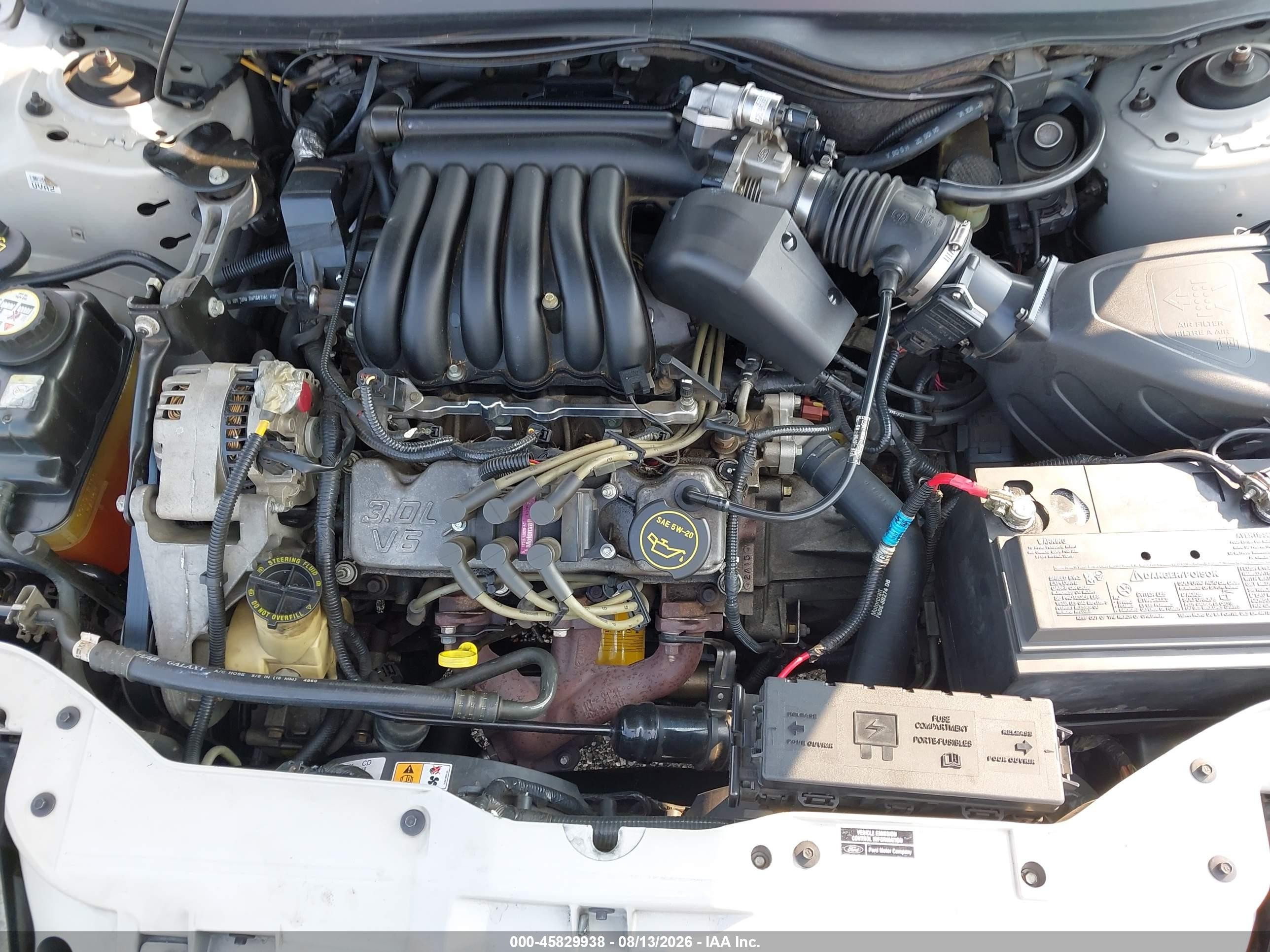 2002 Ford Taurus Ses Silver vin: 1FAFP55U32A176221