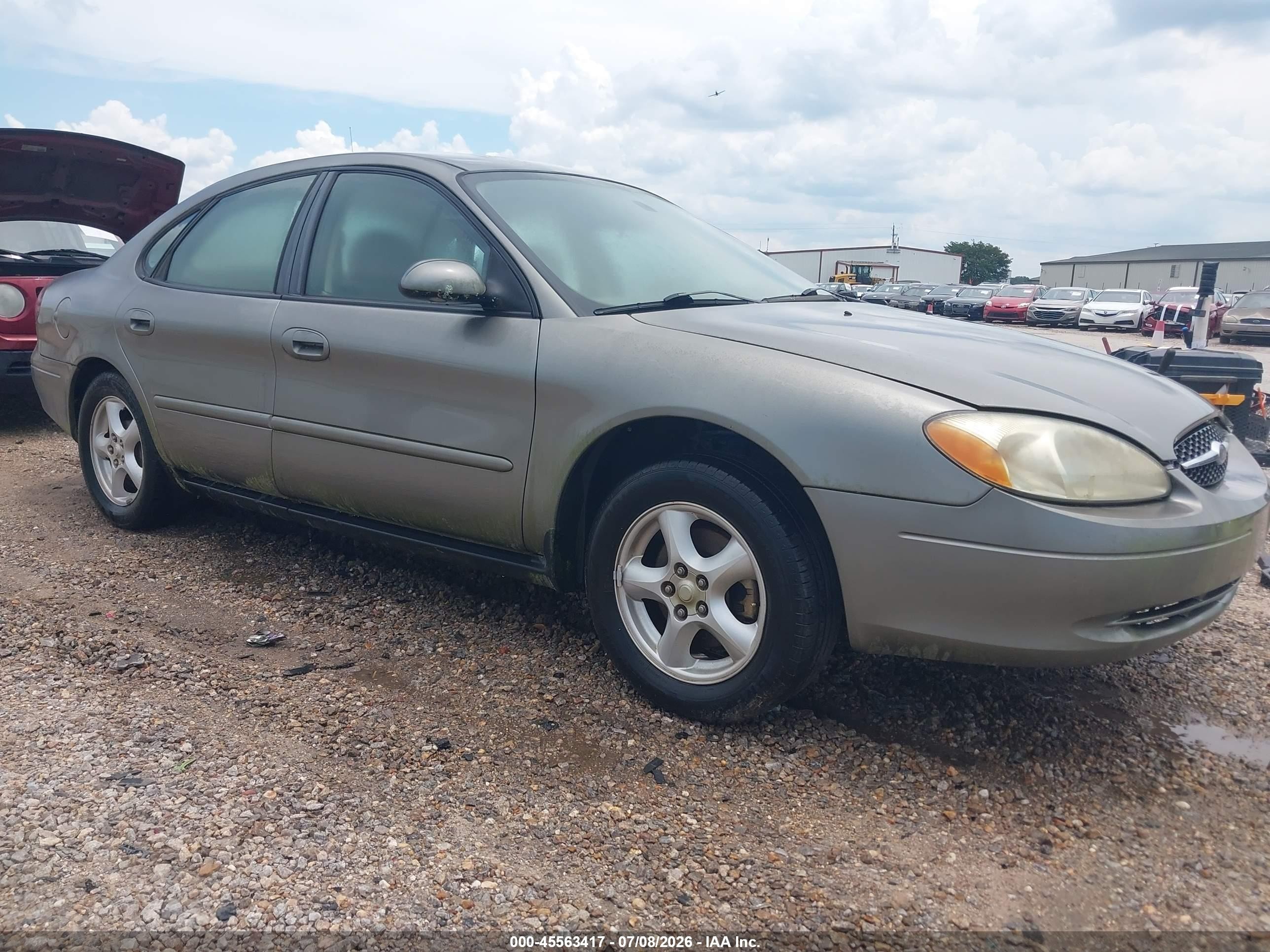 2003 Ford Taurus Ses Gray vin: 1FAFP55U33A272058