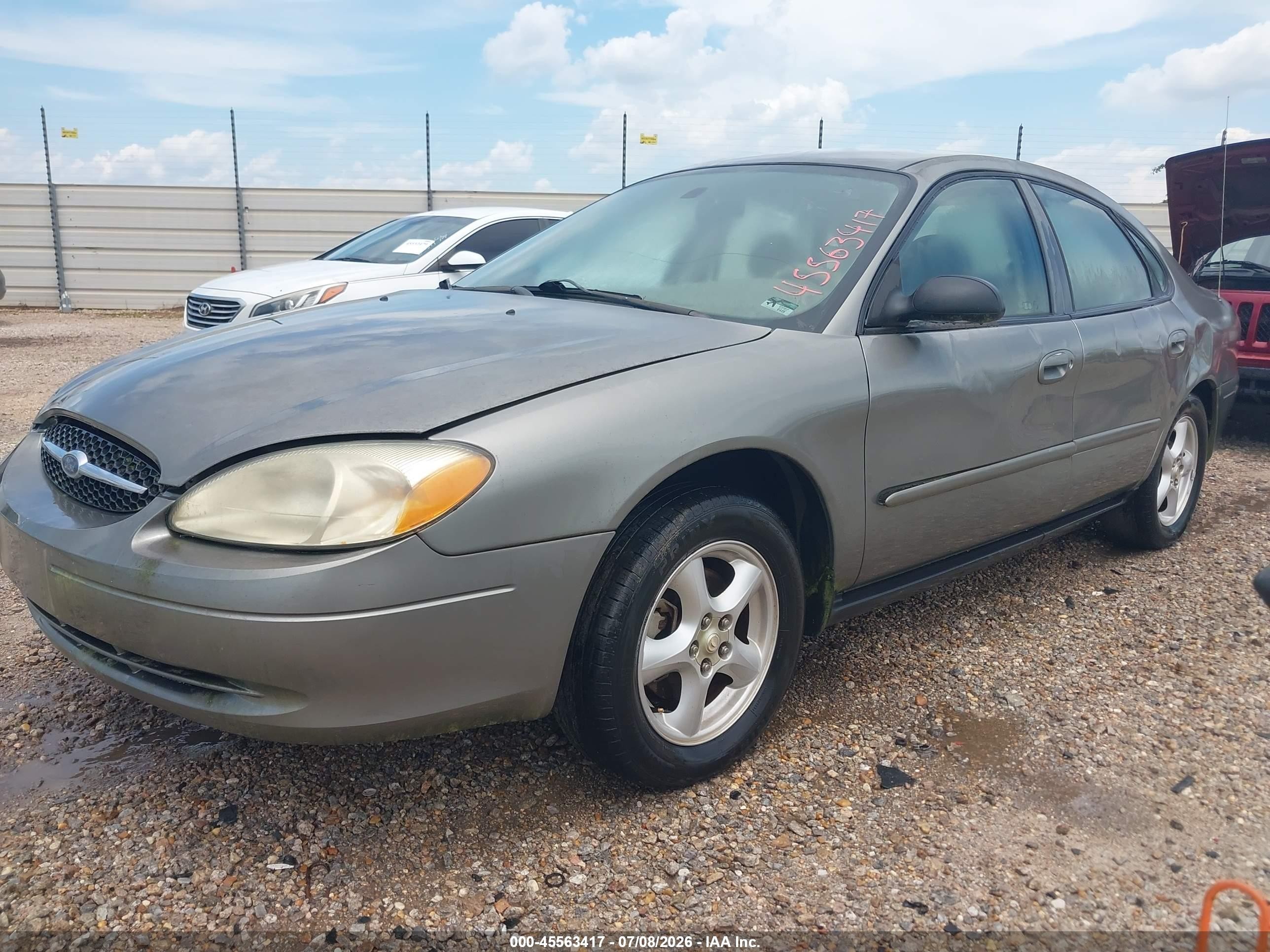 2003 Ford Taurus Ses Gray vin: 1FAFP55U33A272058