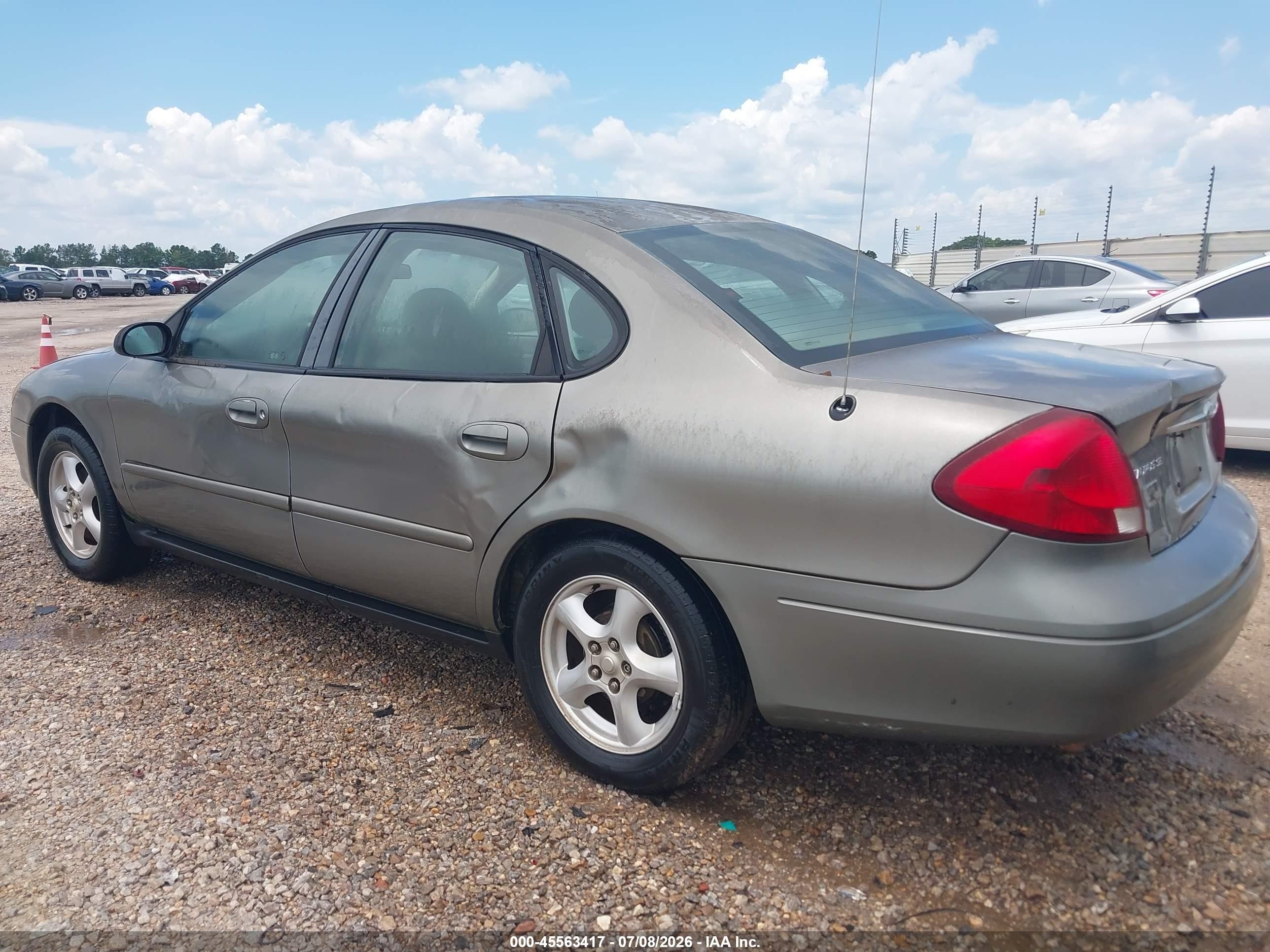 2003 Ford Taurus Ses Gray vin: 1FAFP55U33A272058