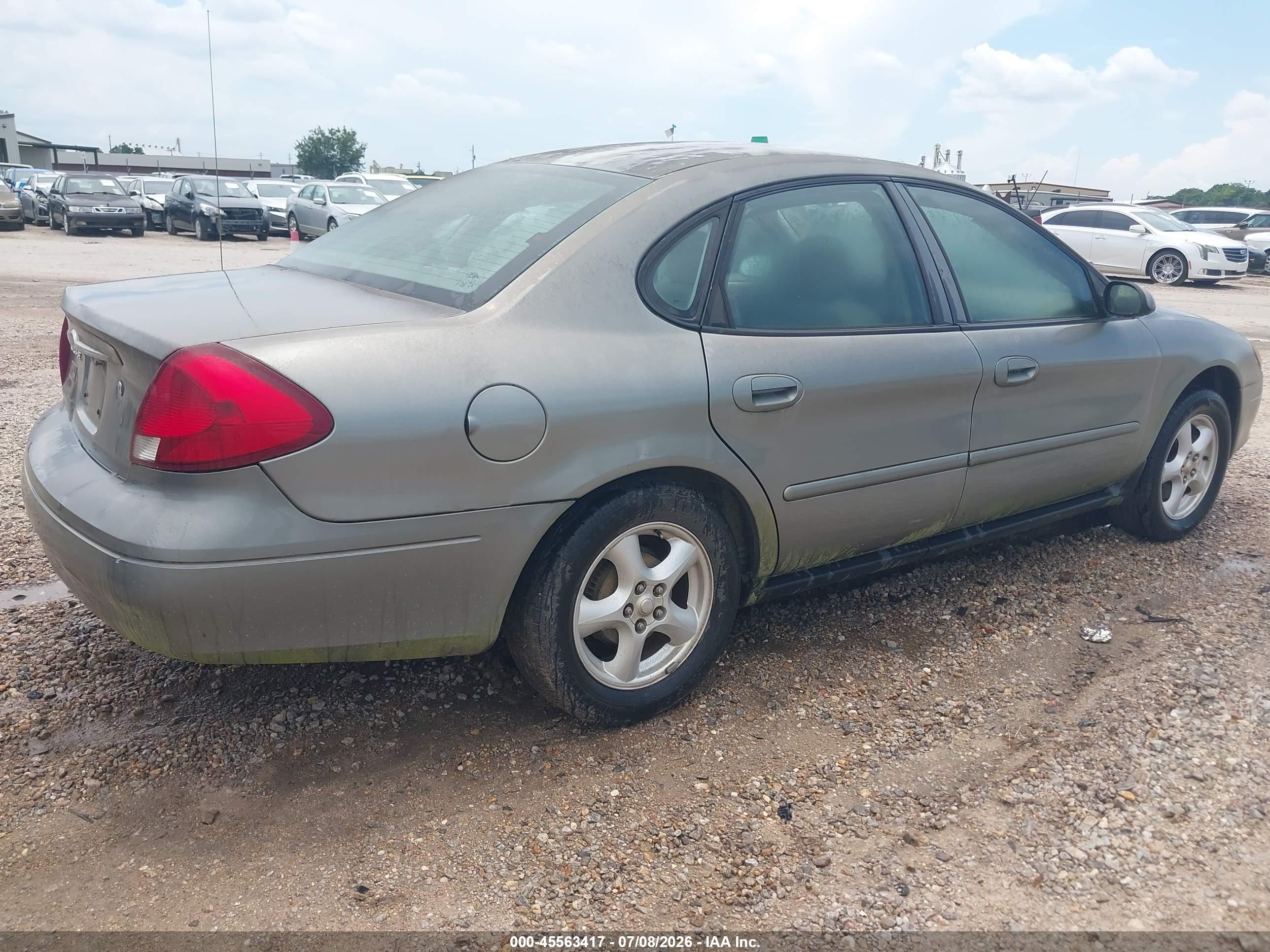 2003 Ford Taurus Ses Gray vin: 1FAFP55U33A272058