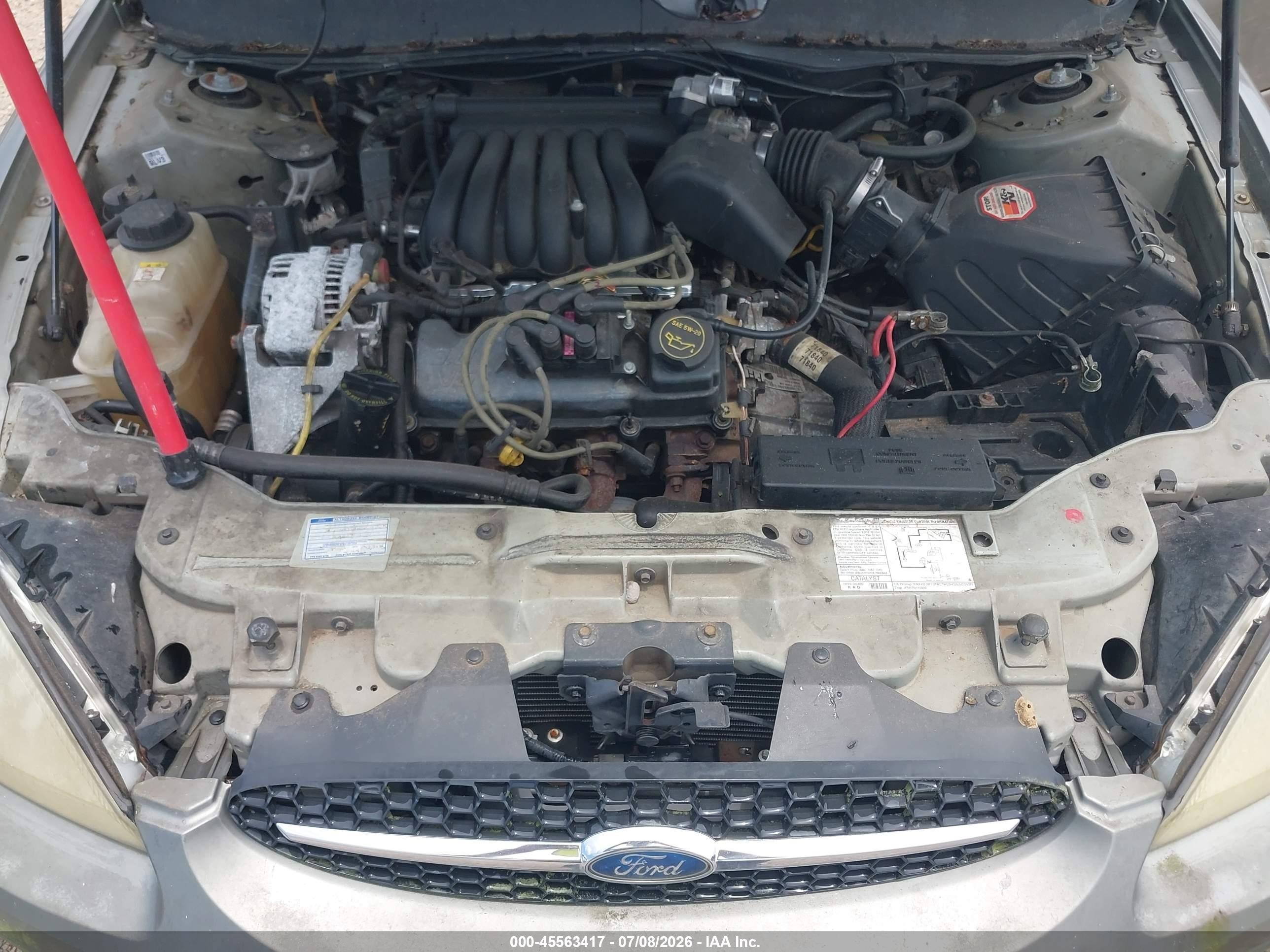 2003 Ford Taurus Ses Gray vin: 1FAFP55U33A272058