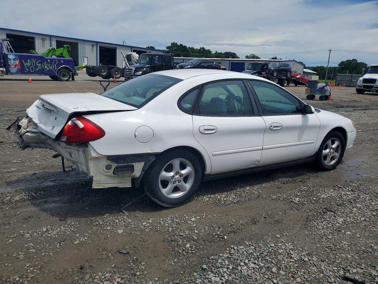 2001 Ford Taurus Ses White vin: 1FAFP55U41G283077