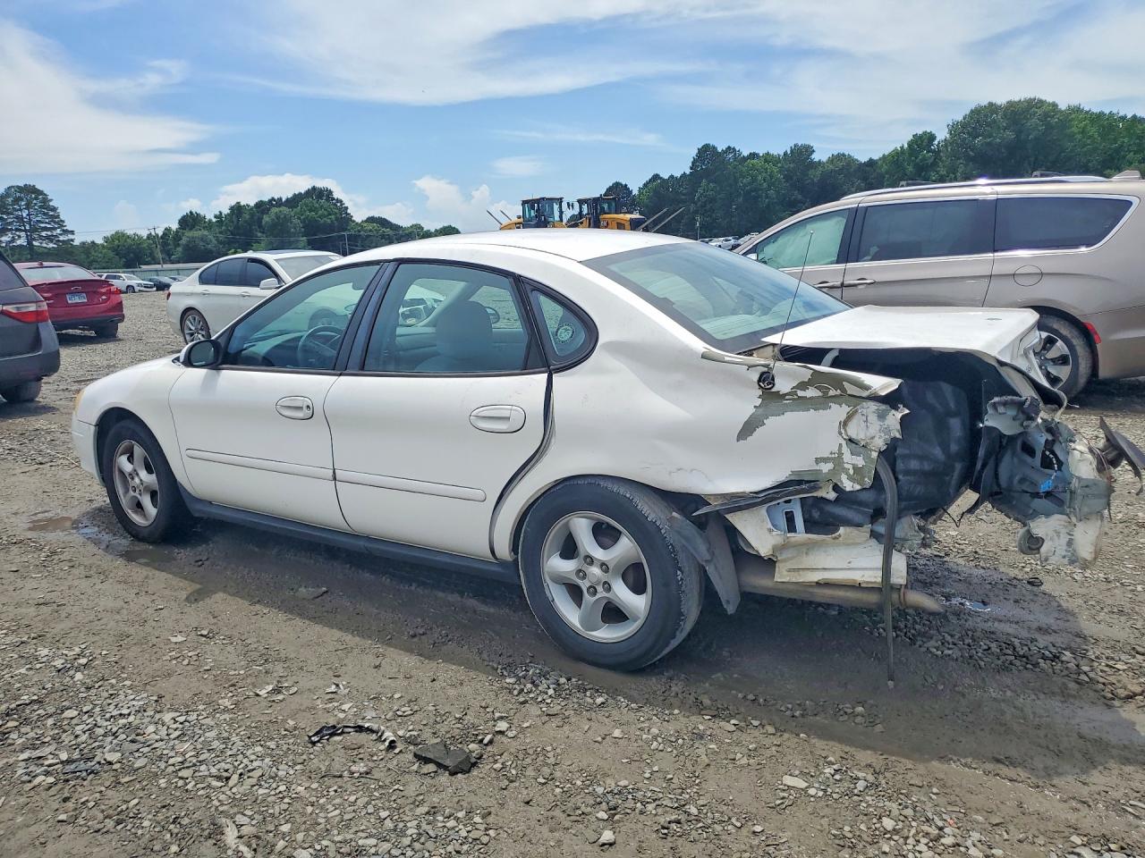 2001 Ford Taurus Ses White vin: 1FAFP55U41G283077