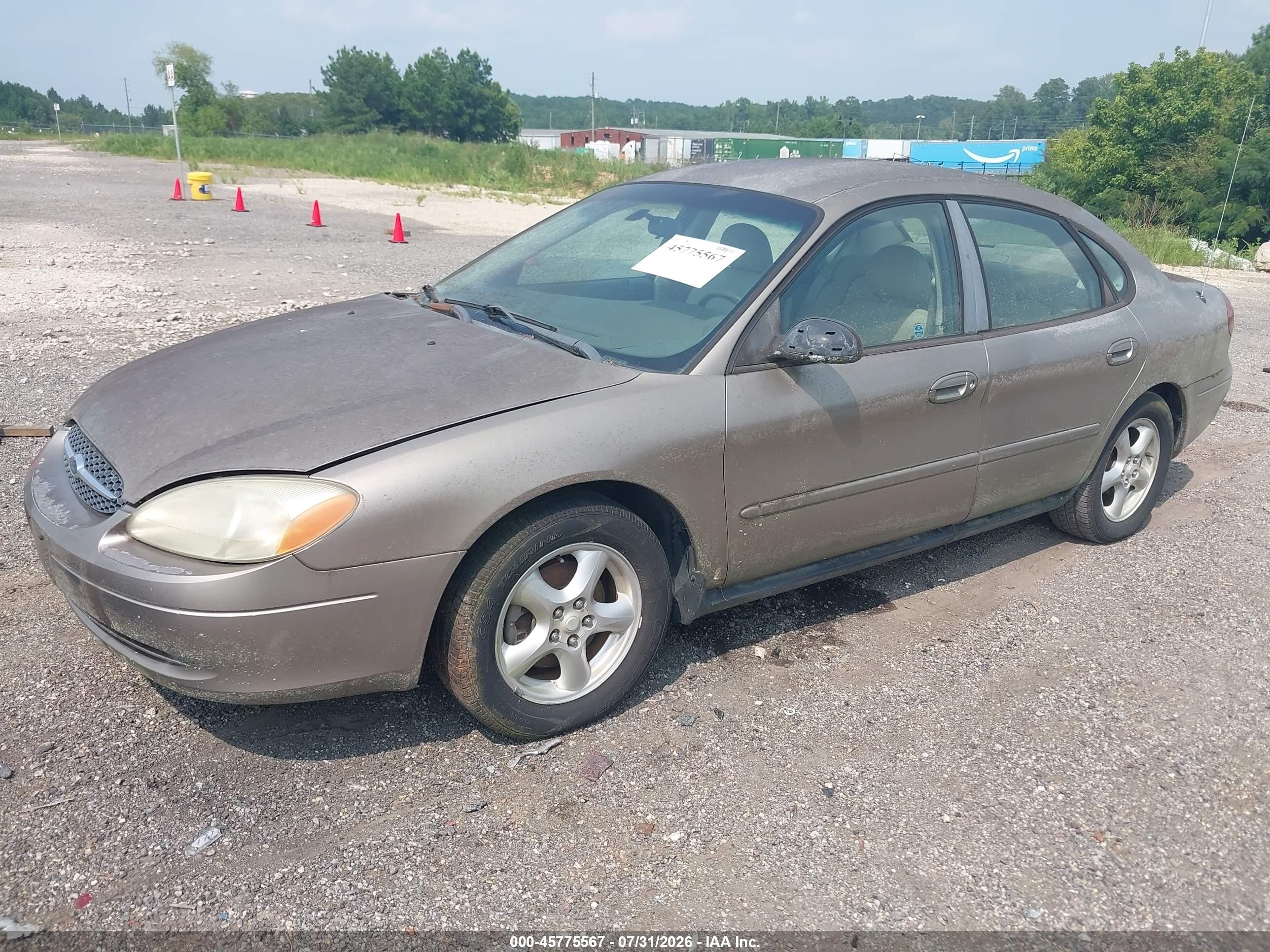 2002 Ford Taurus Ses Deluxe/ses Standard Gold vin: 1FAFP55U42A197045
