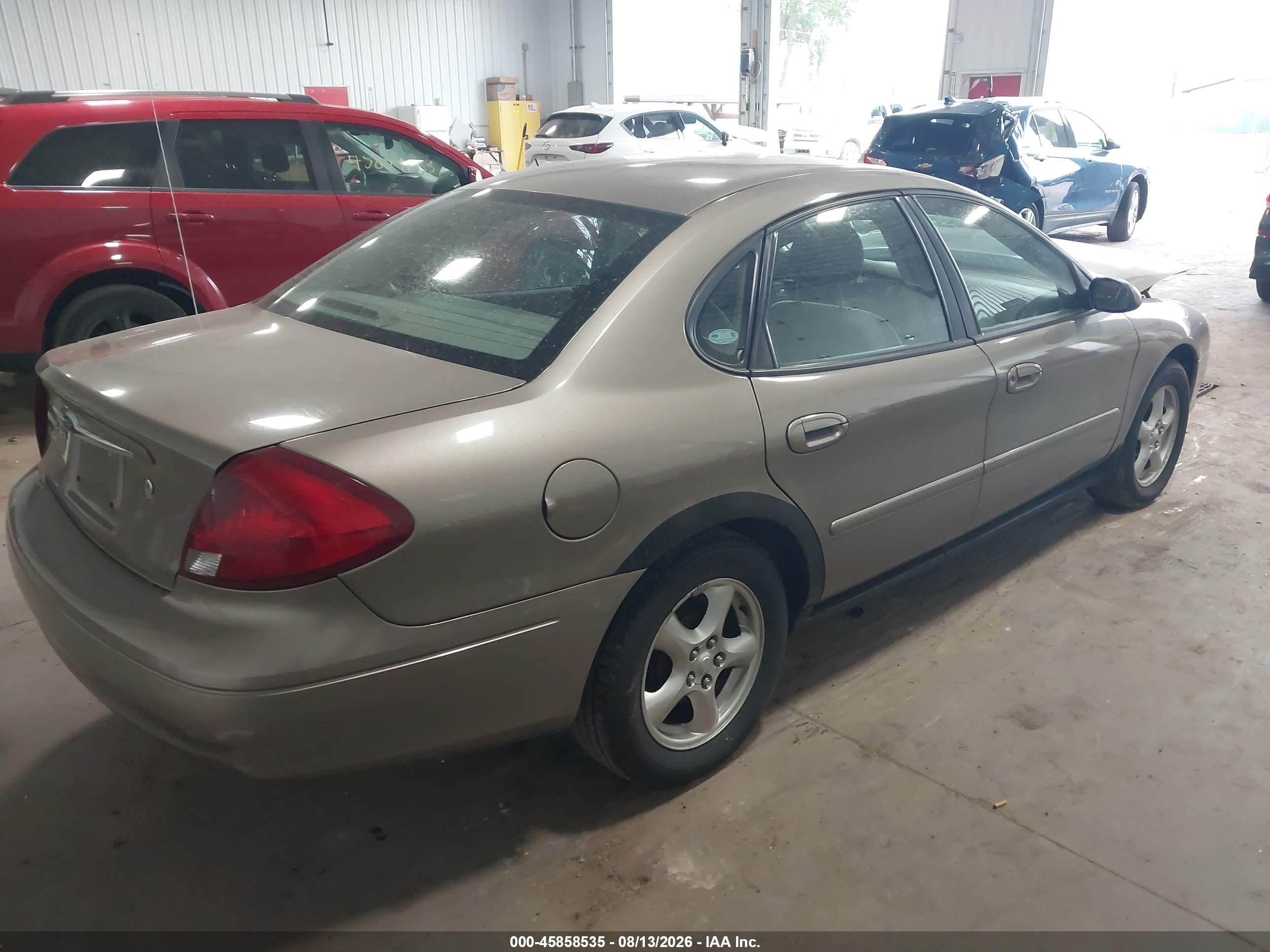 2002 Ford Taurus Ses Deluxe/ses Standard Gray vin: 1FAFP55U42G166925