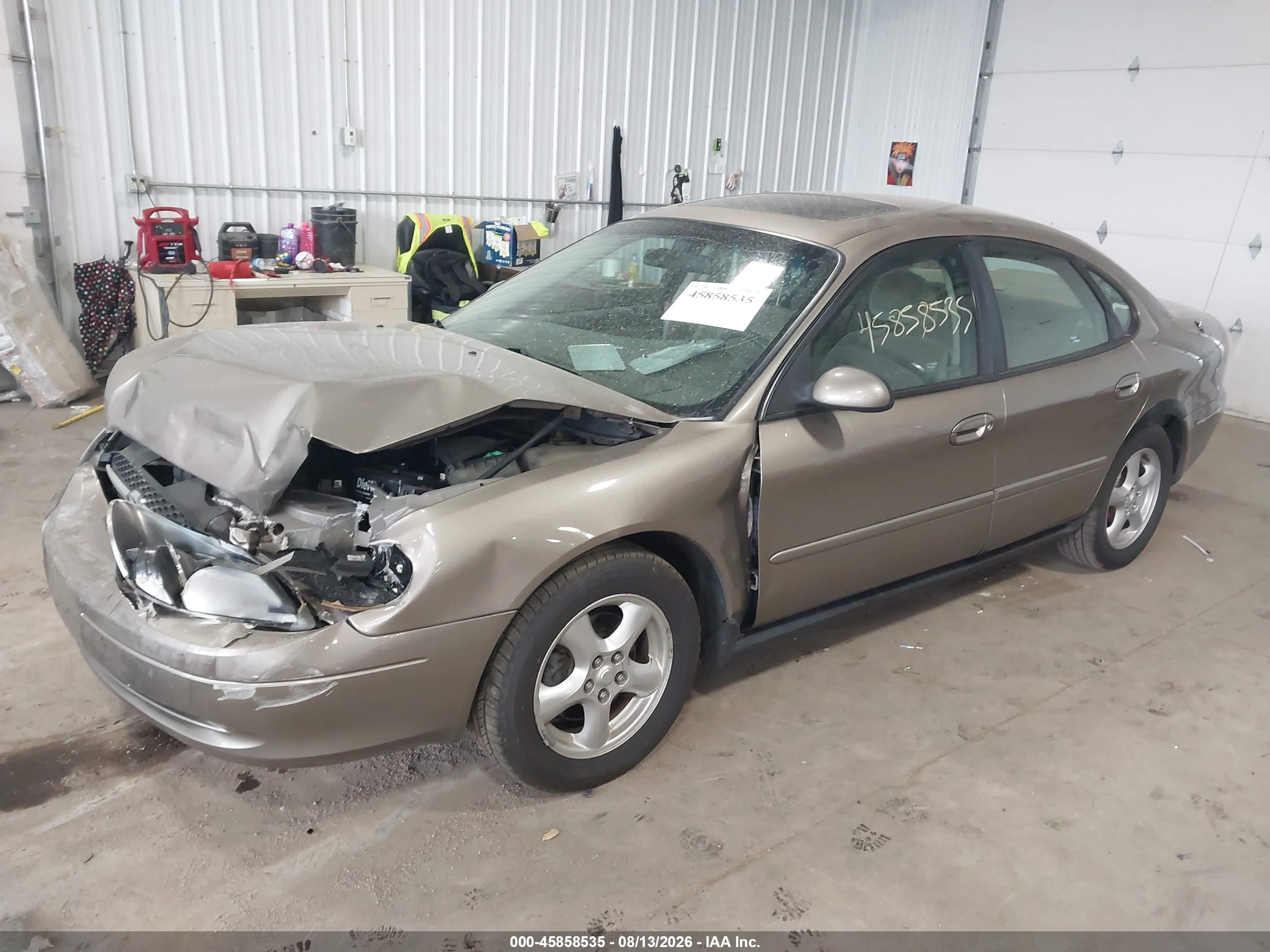 2002 Ford Taurus Ses Deluxe/ses Standard Gray vin: 1FAFP55U42G166925
