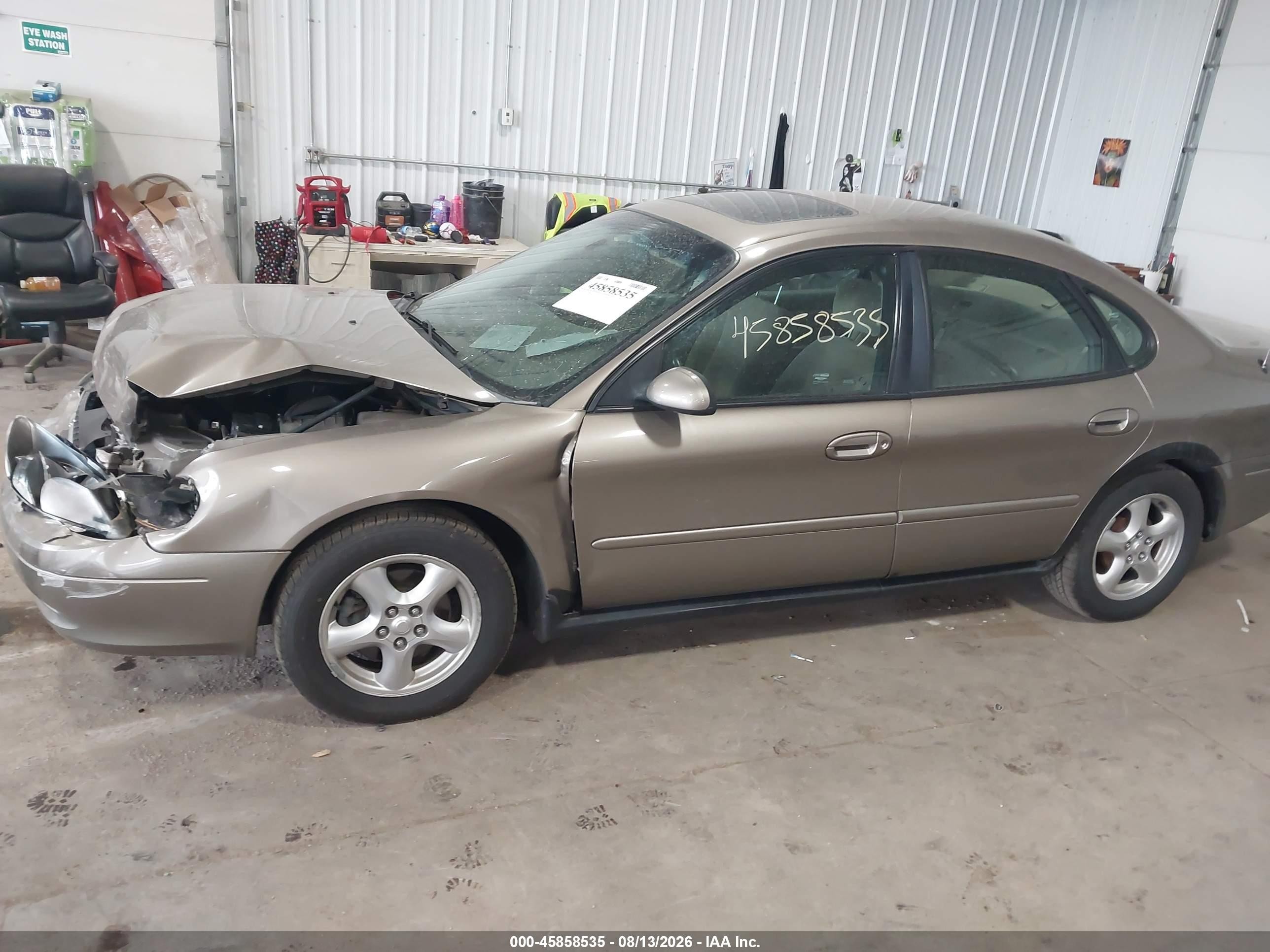 2002 Ford Taurus Ses Deluxe/ses Standard Gray vin: 1FAFP55U42G166925