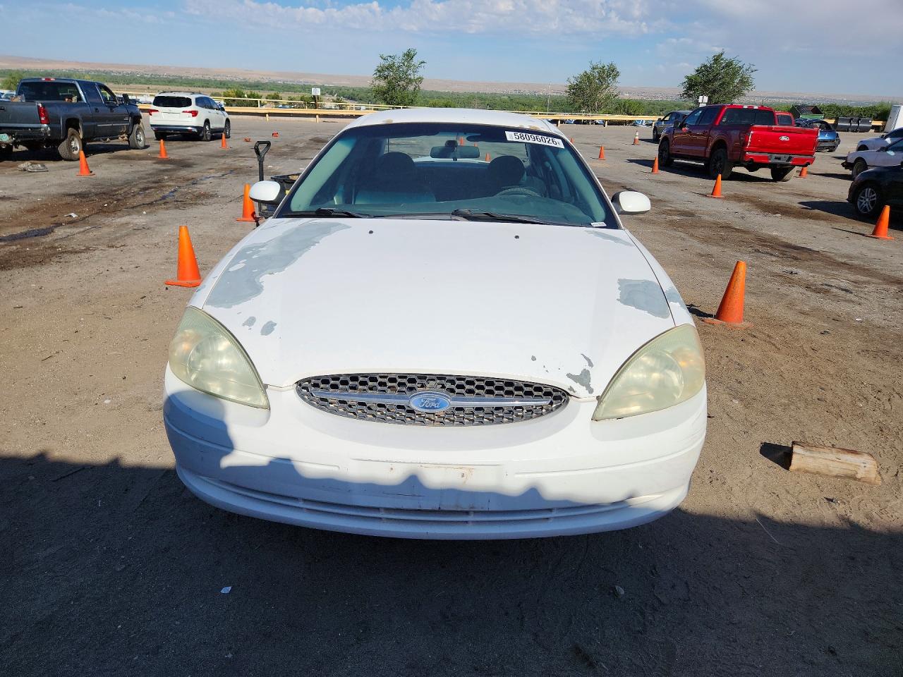 2003 Ford Taurus Ses White vin: 1FAFP55U43G248655