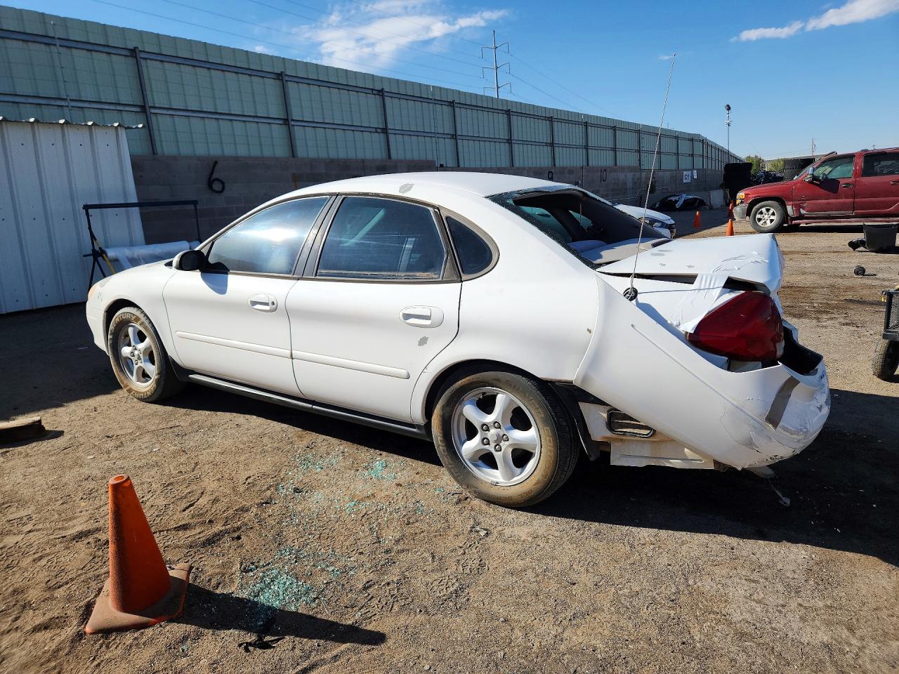 2003 Ford Taurus Ses White vin: 1FAFP55U43G248655