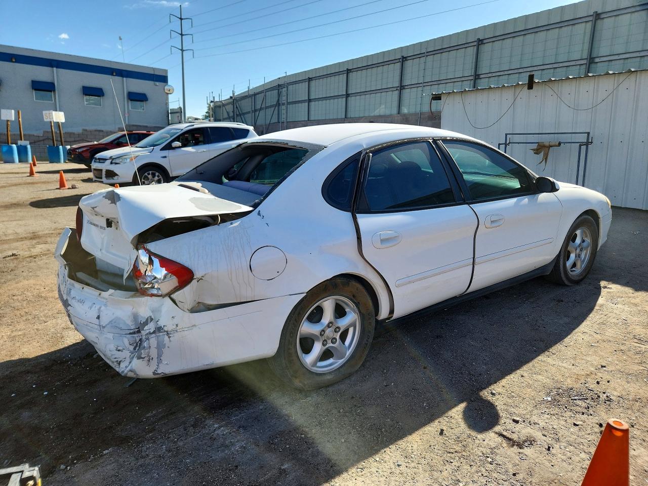 2003 Ford Taurus Ses White vin: 1FAFP55U43G248655