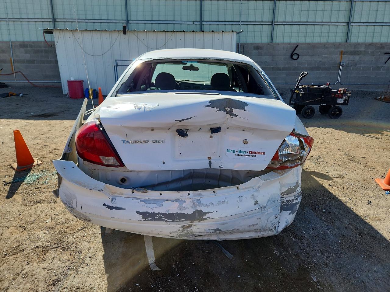 2003 Ford Taurus Ses White vin: 1FAFP55U43G248655