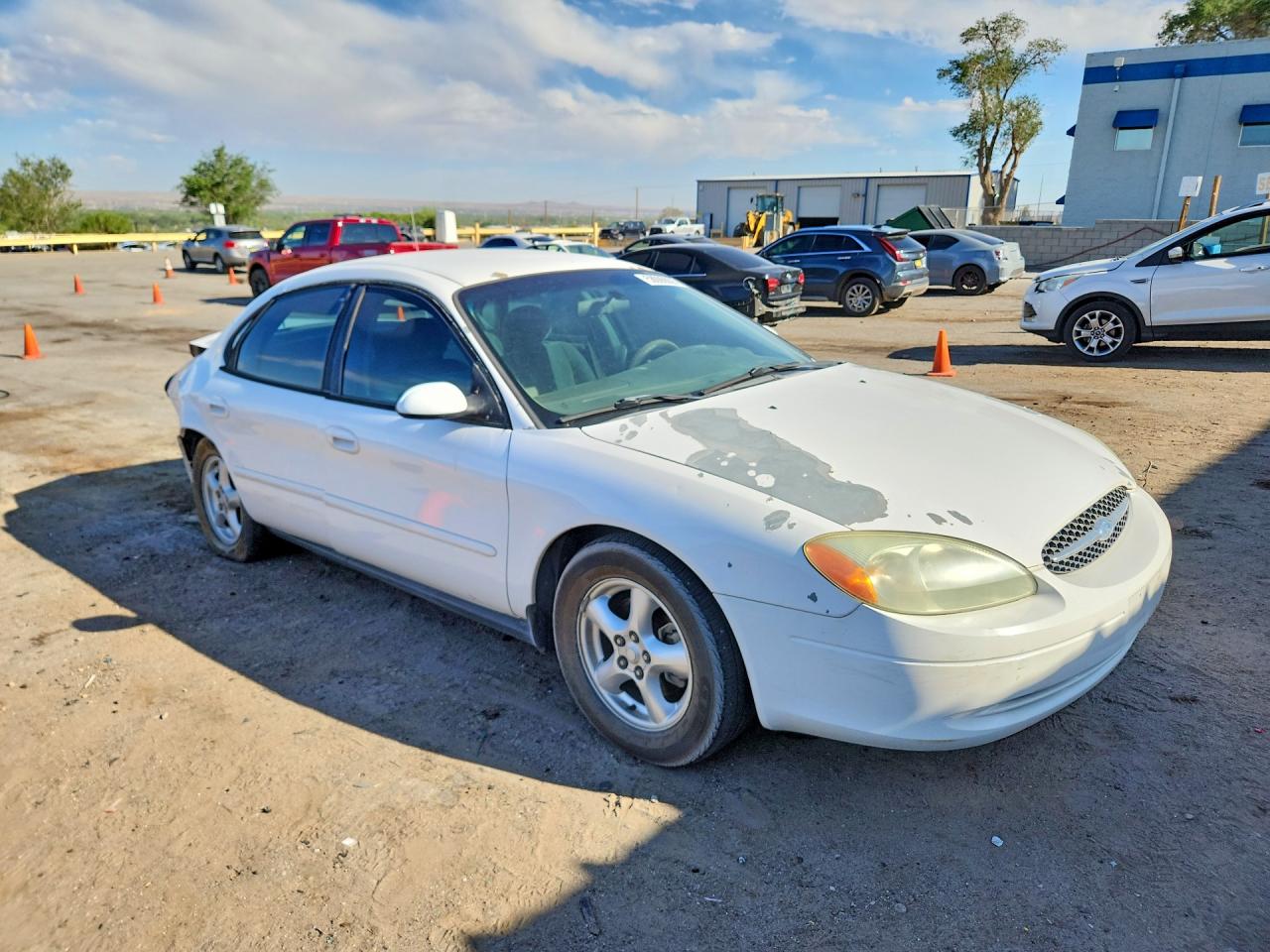 2003 Ford Taurus Ses White vin: 1FAFP55U43G248655
