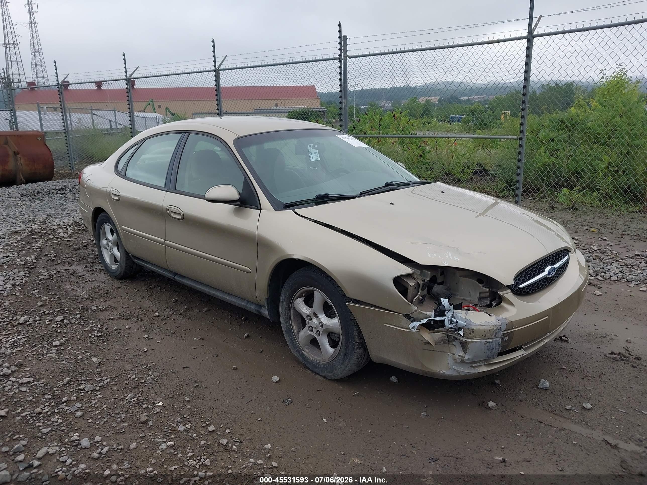 2001 Ford Taurus Ses Beige vin: 1FAFP55U51A284550