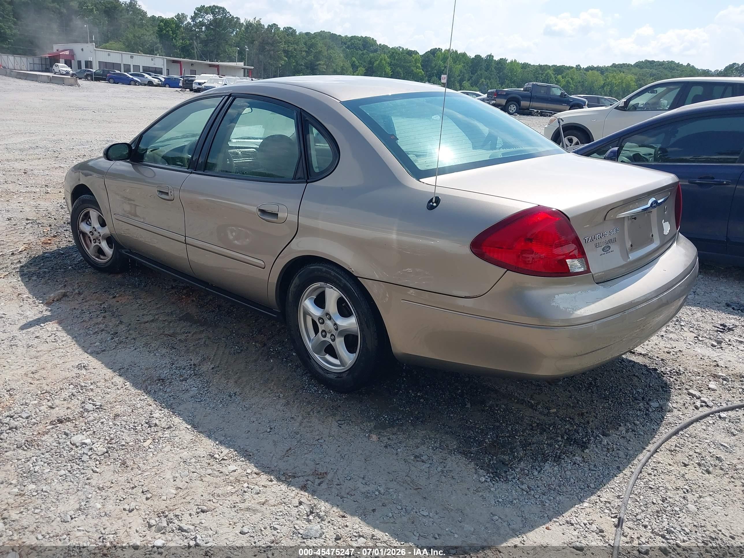 2003 Ford Taurus Ses Brown vin: 1FAFP55U53G275251