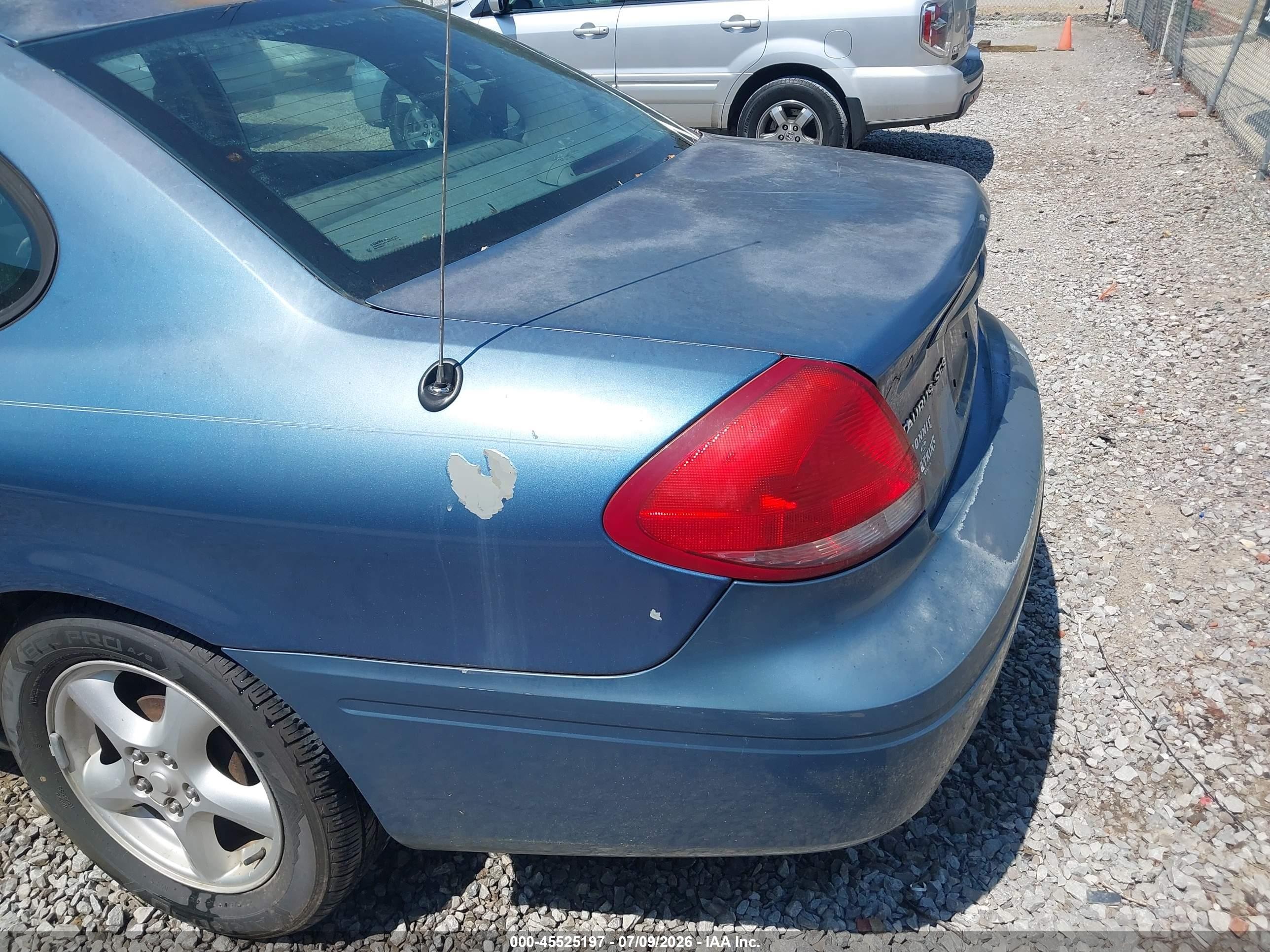 2004 Ford Taurus Ses Blue vin: 1FAFP55U54A108179