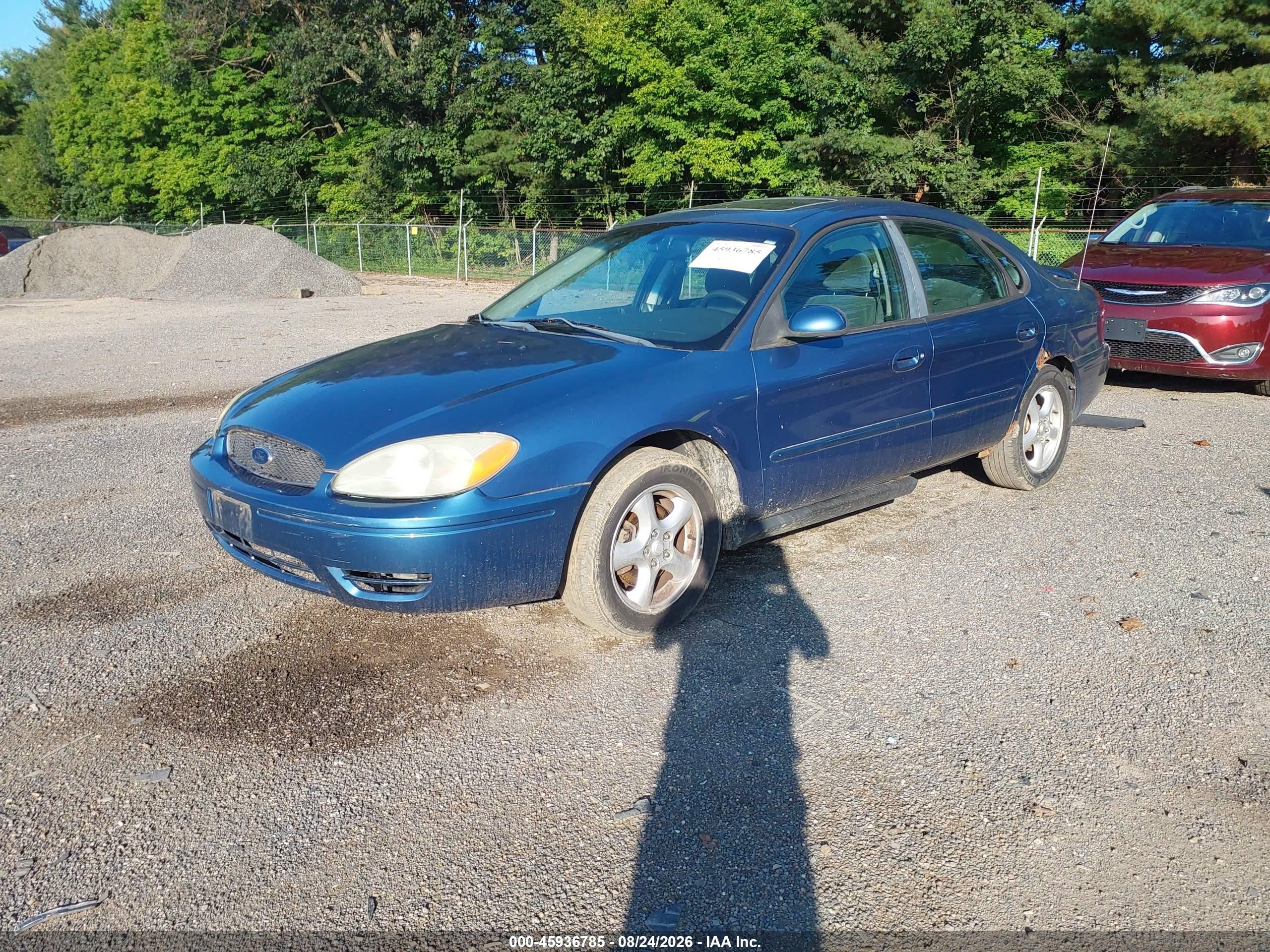 2004 Ford Taurus Ses Blue vin: 1FAFP55U64A147038