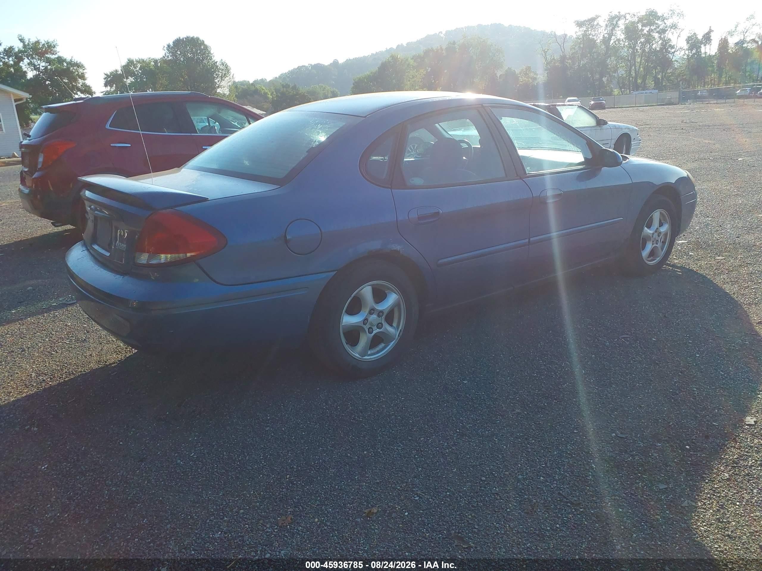 2004 Ford Taurus Ses Blue vin: 1FAFP55U64A147038