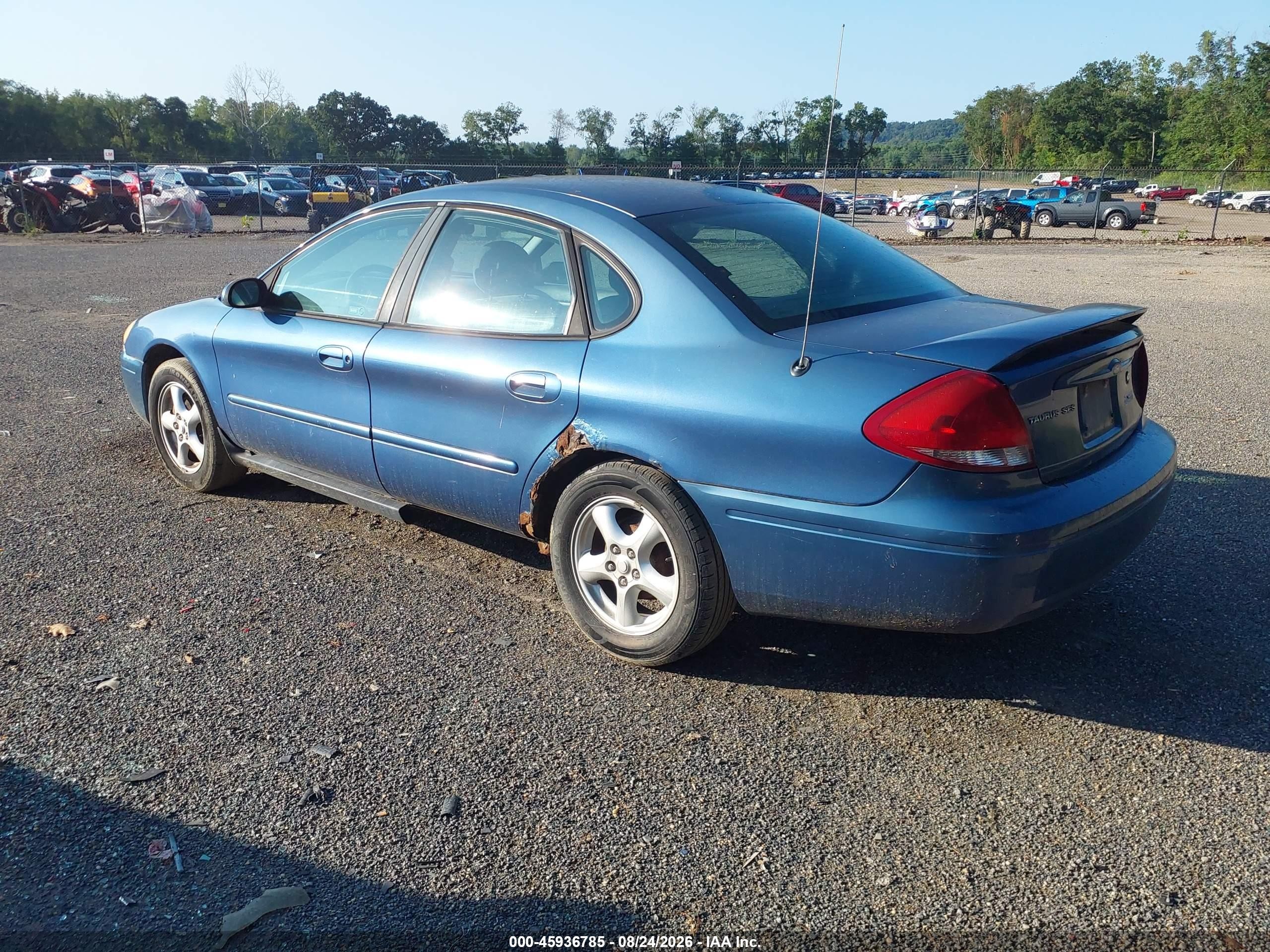 2004 Ford Taurus Ses Blue vin: 1FAFP55U64A147038