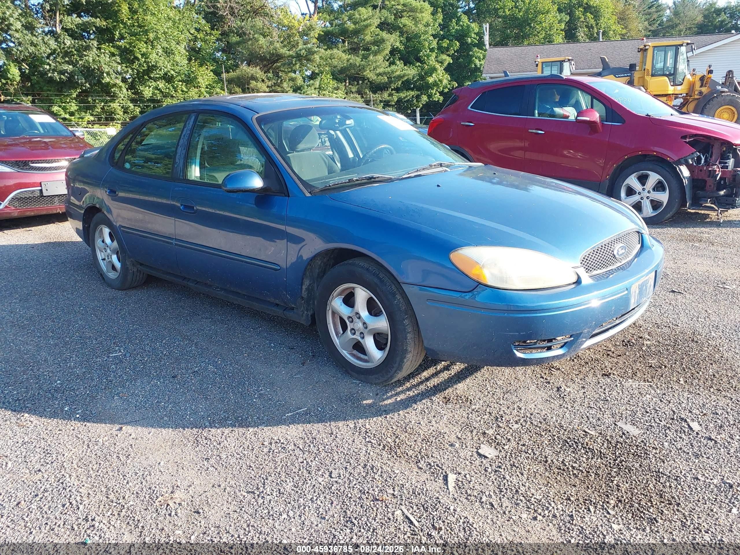 2004 Ford Taurus Ses Blue vin: 1FAFP55U64A147038