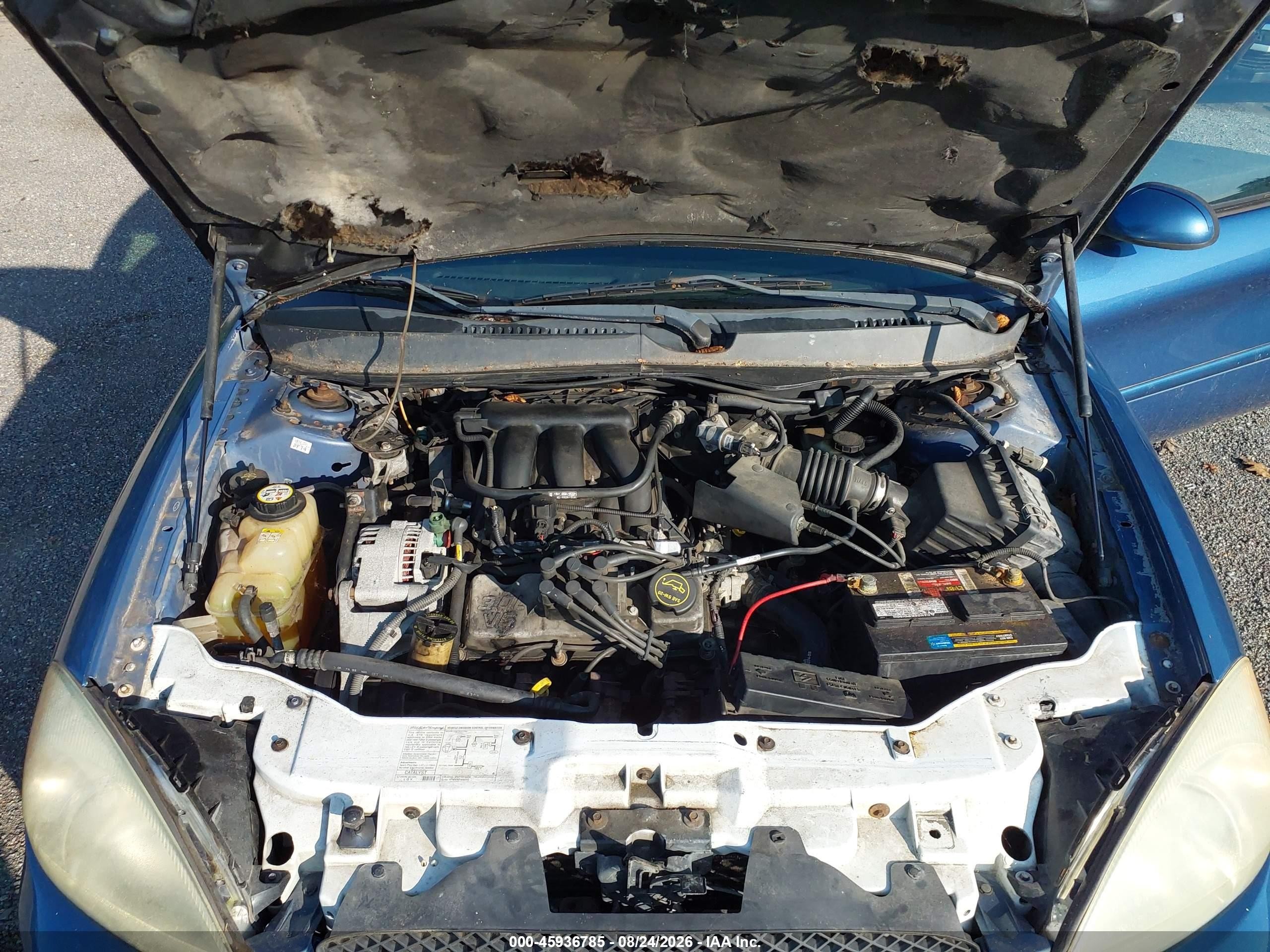 2004 Ford Taurus Ses Blue vin: 1FAFP55U64A147038