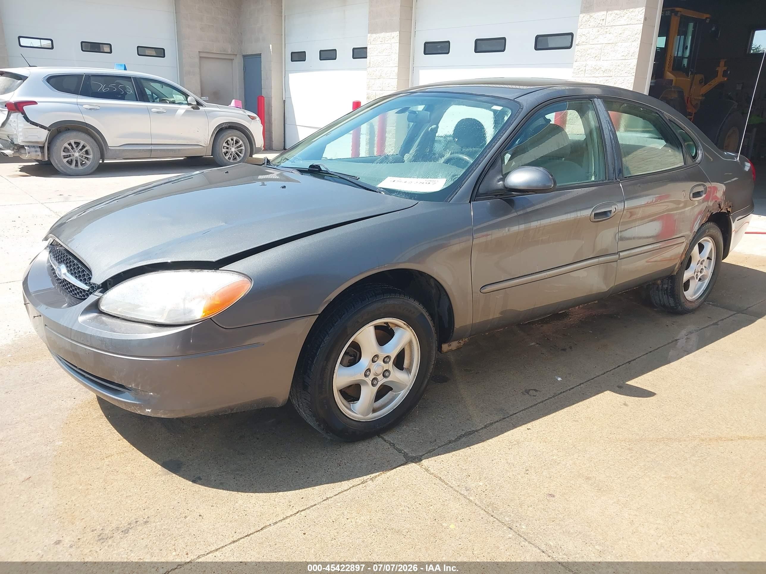 2003 Ford Taurus Ses Серый vin: 1FAFP55U73G266602