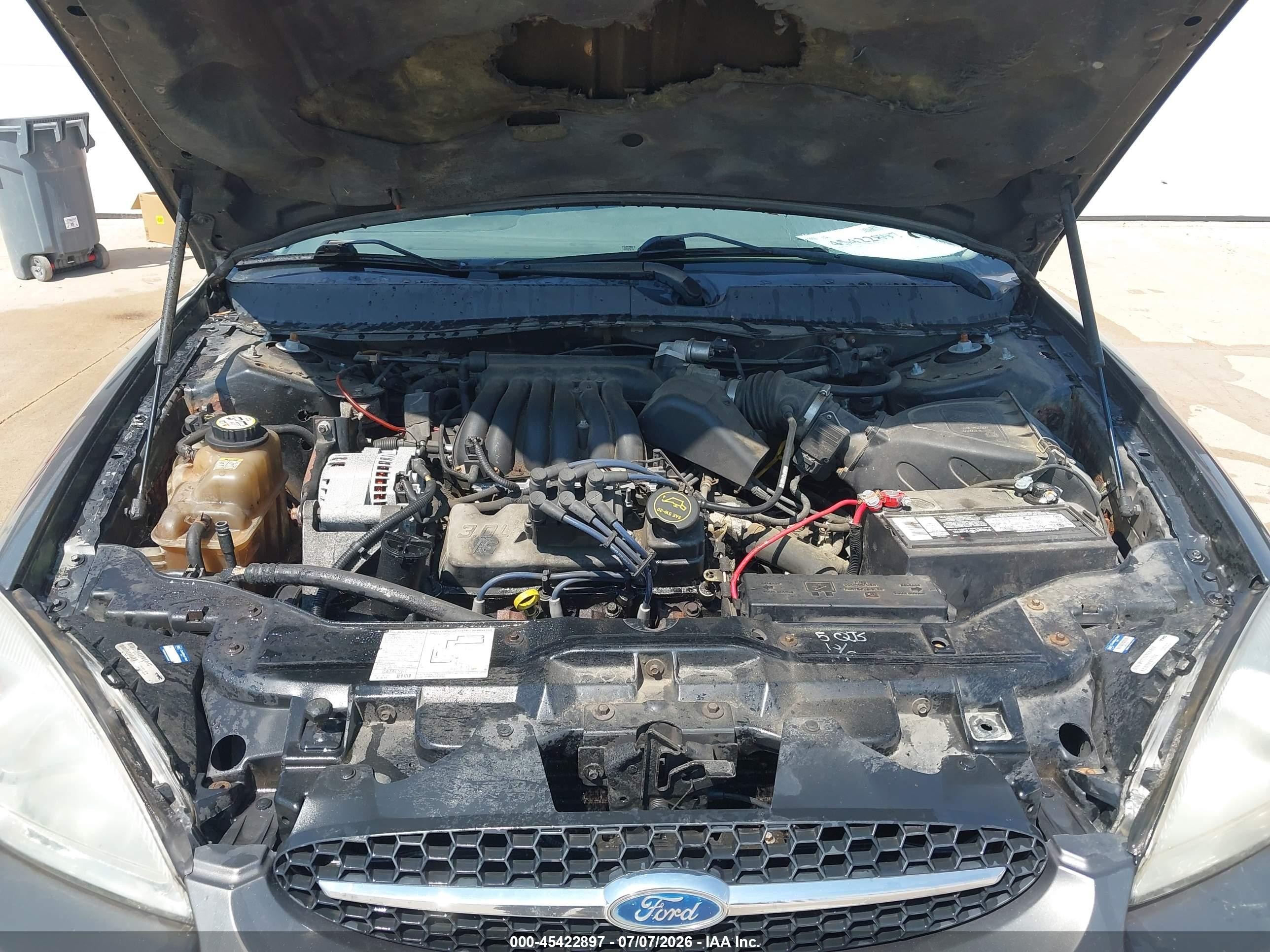 2003 Ford Taurus Ses Серый vin: 1FAFP55U73G266602