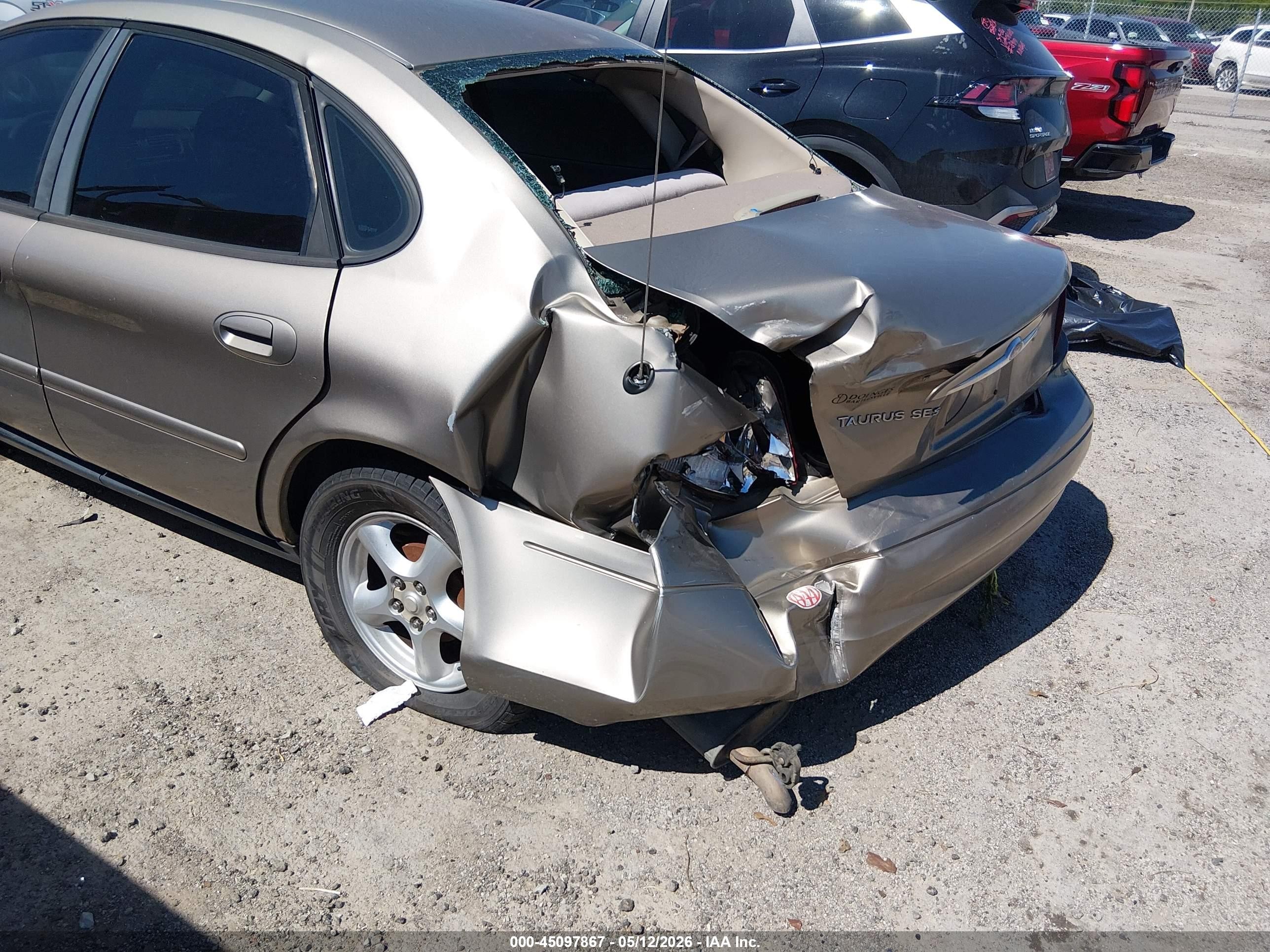 2003 Ford Taurus Ses Brown vin: 1FAFP55U83G204898
