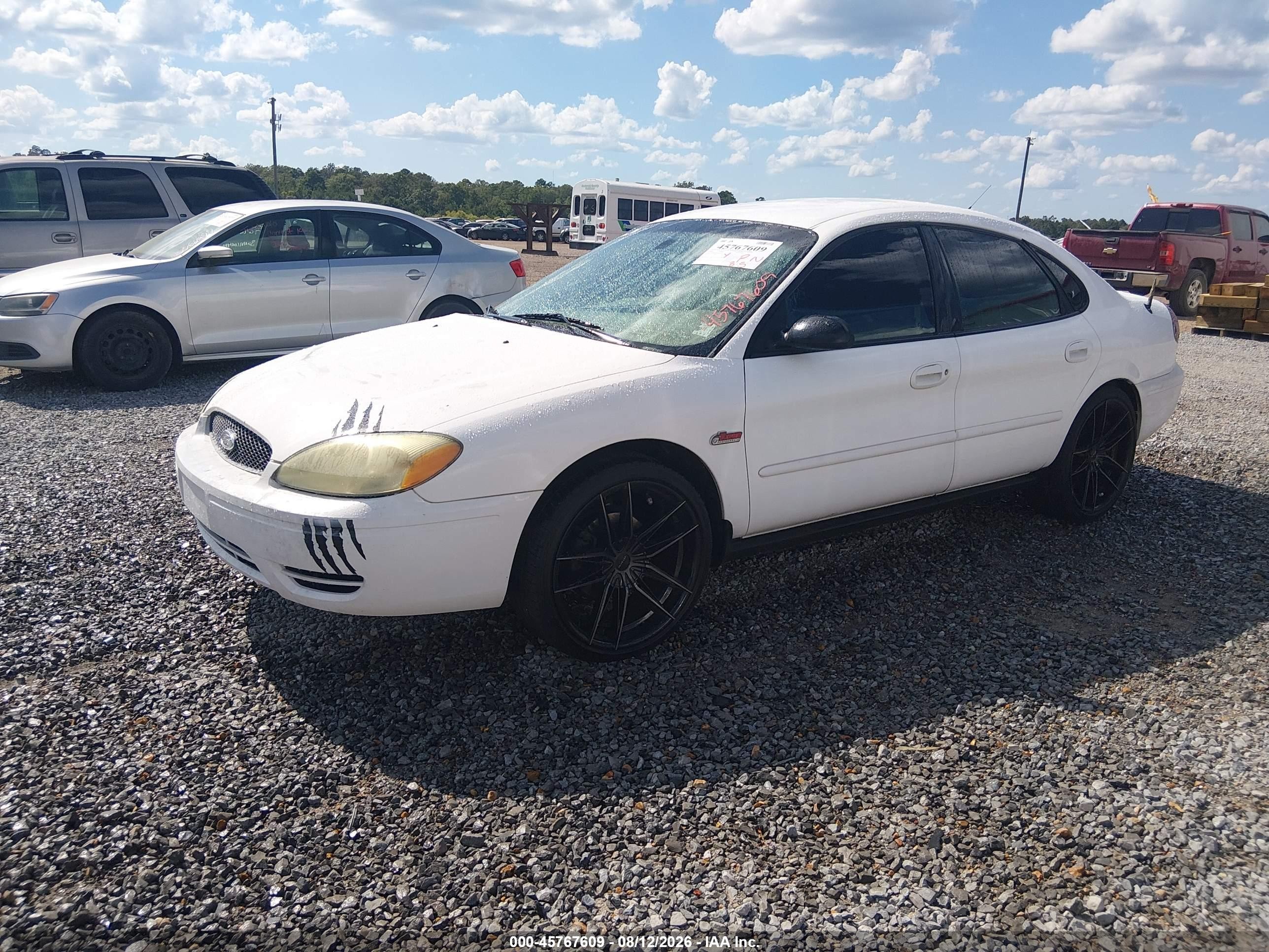 2004 Ford Taurus Ses White vin: 1FAFP55U84A151348