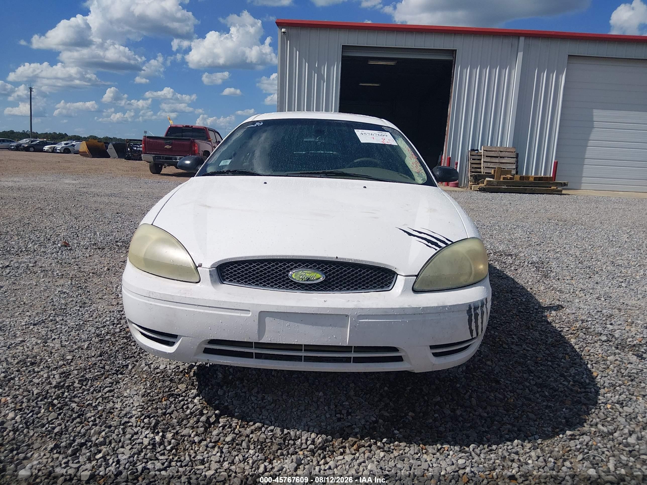 2004 Ford Taurus Ses White vin: 1FAFP55U84A151348