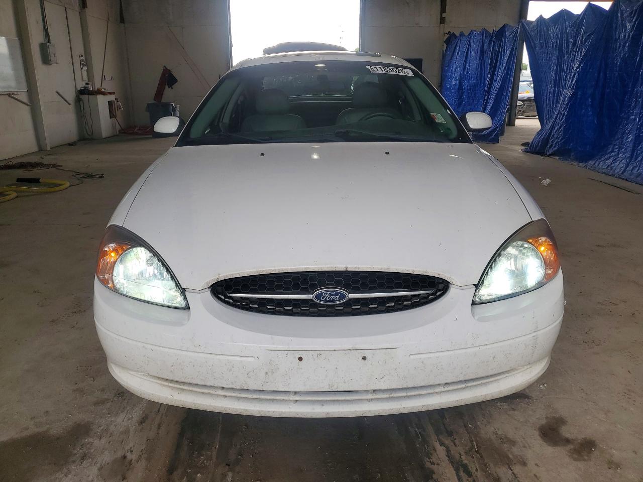 2003 Ford Taurus Ses White vin: 1FAFP55U93G130522