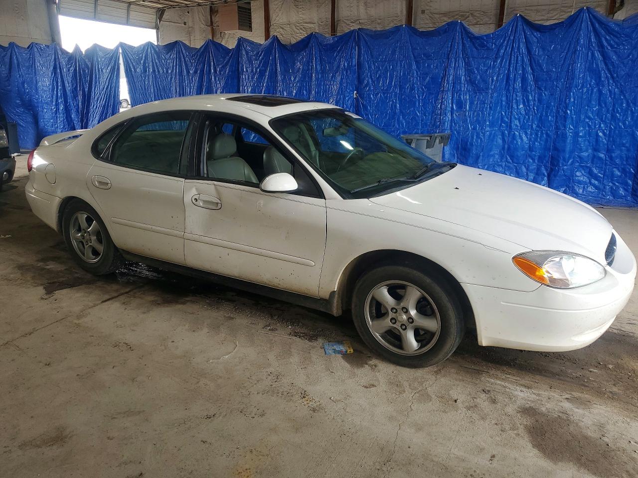 2003 Ford Taurus Ses White vin: 1FAFP55U93G130522