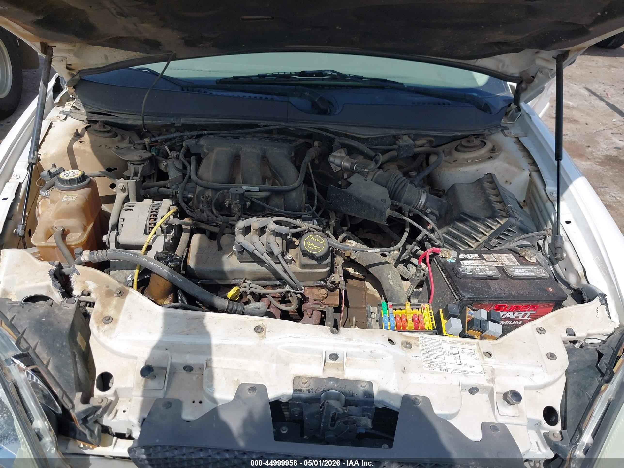 2004 Ford Taurus Ses White vin: 1FAFP55U94A211282