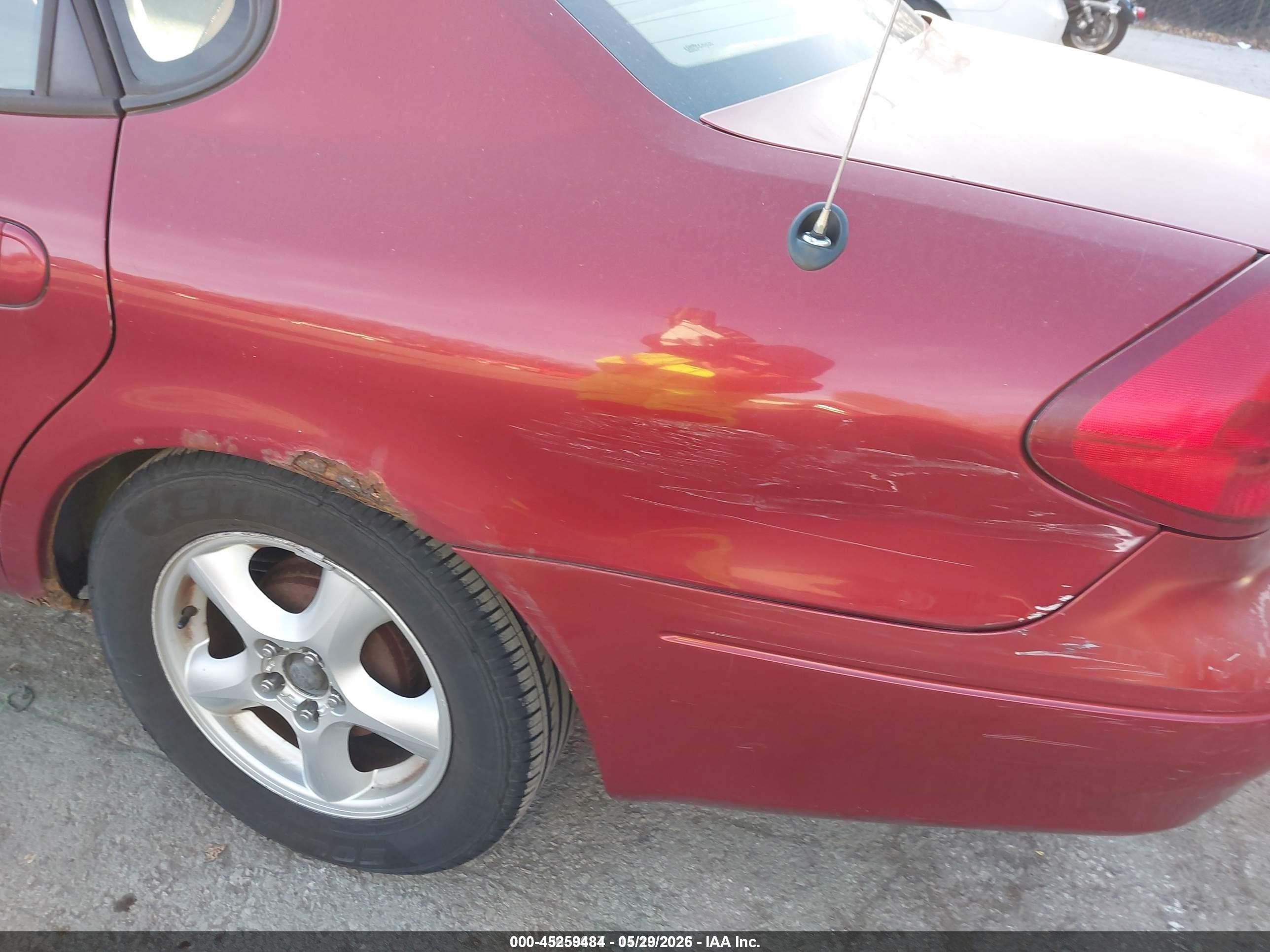 2001 Ford Taurus Ses Red vin: 1FAFP55UX1G214667