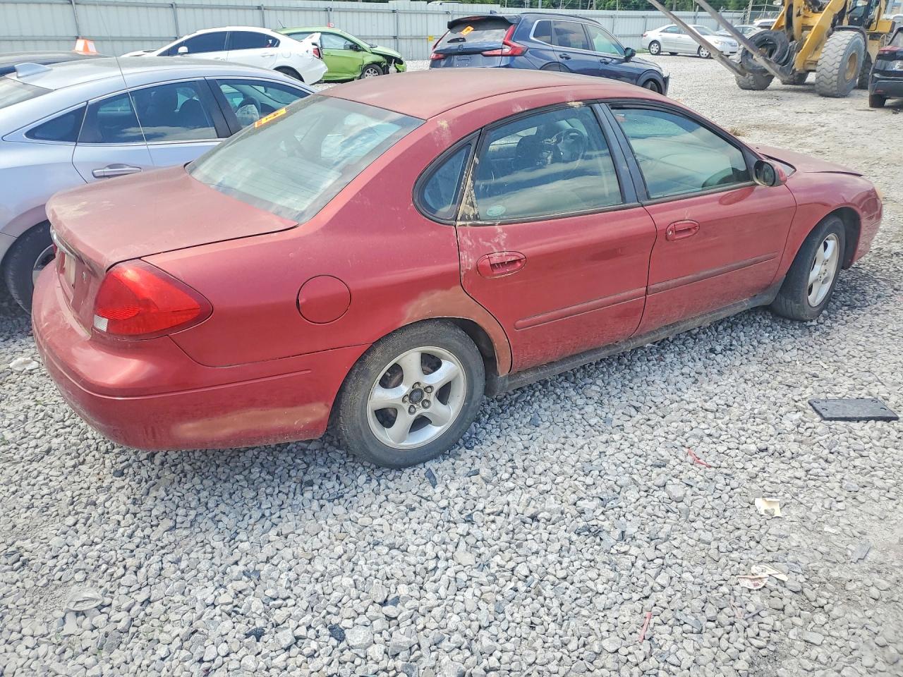2000 Ford Taurus Ses Red vin: 1FAFP55UXYA170215