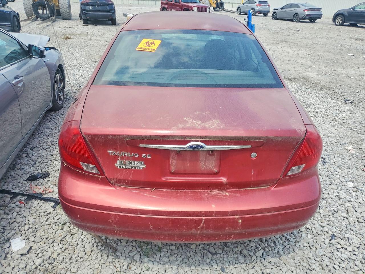 2000 Ford Taurus Ses Red vin: 1FAFP55UXYA170215