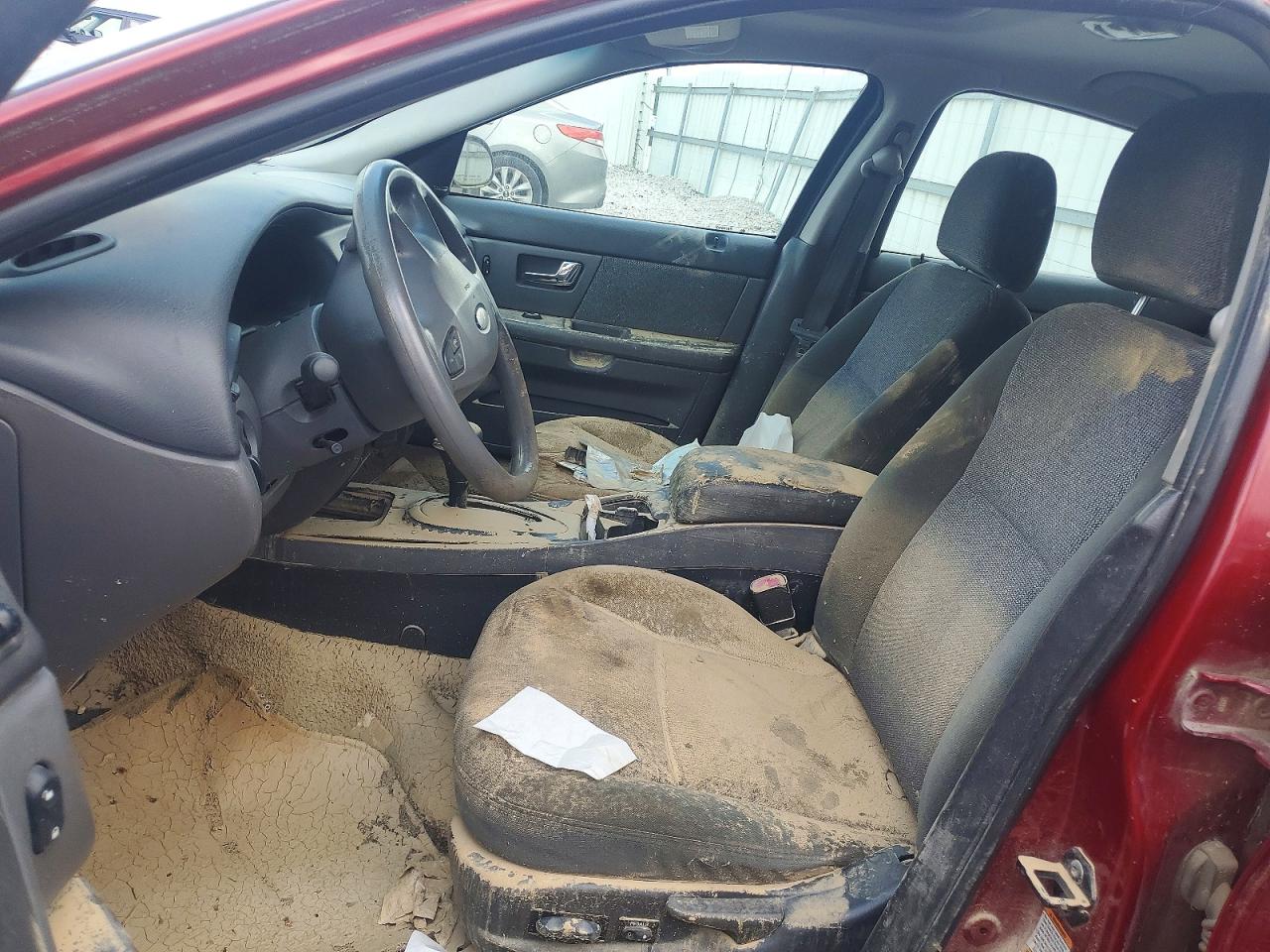 2000 Ford Taurus Ses Red vin: 1FAFP55UXYA170215