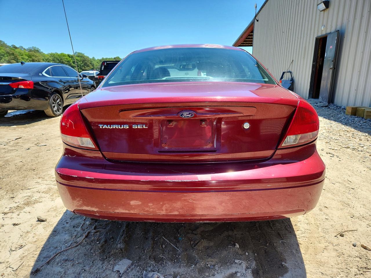 2005 Ford Taurus Sel Red vin: 1FAFP56275A277635