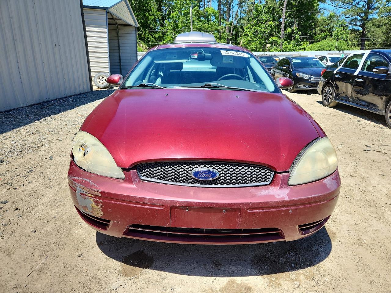 2005 Ford Taurus Sel Red vin: 1FAFP56275A277635