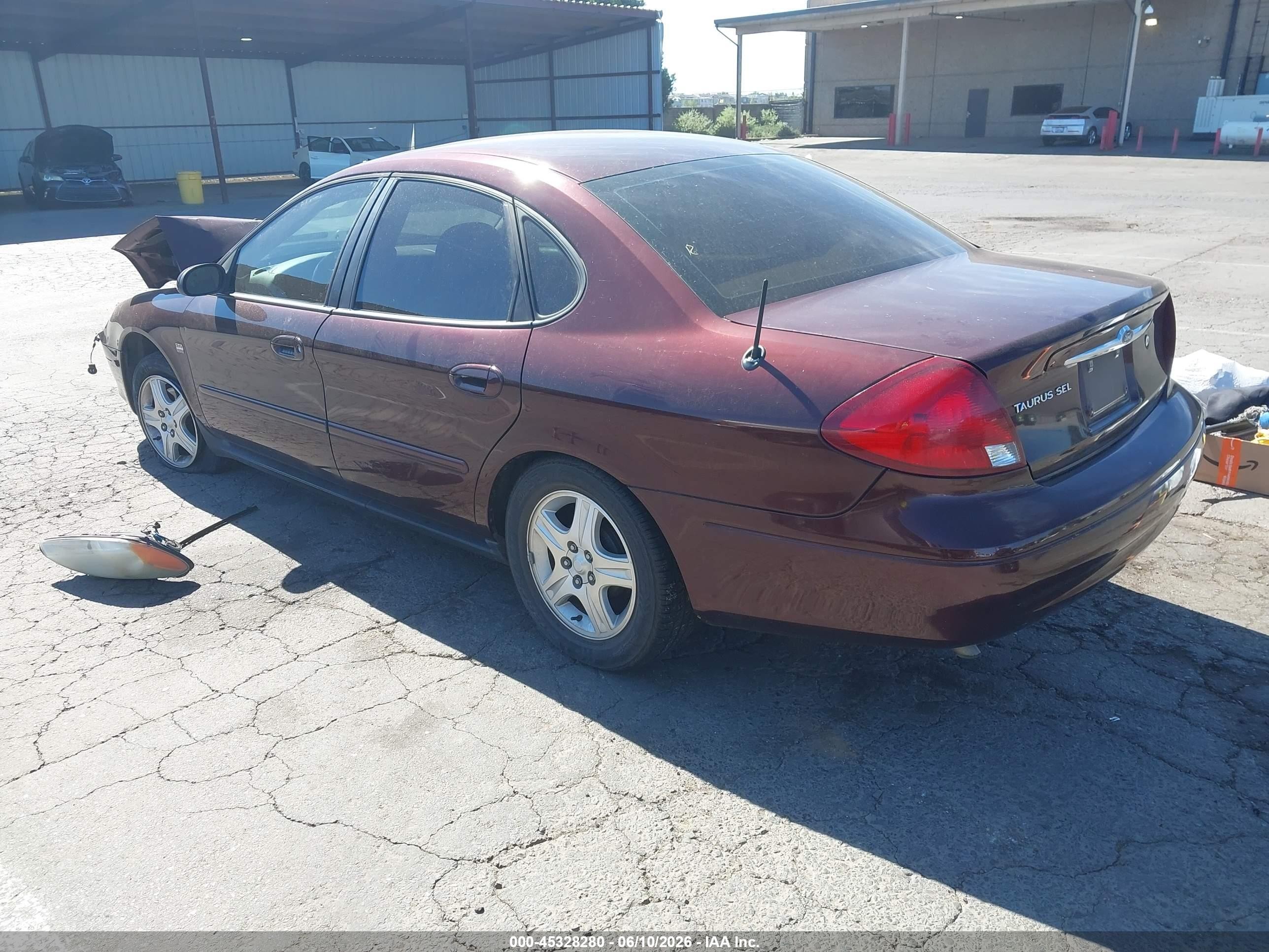 2001 Ford Taurus Sel Red vin: 1FAFP56S01A236869