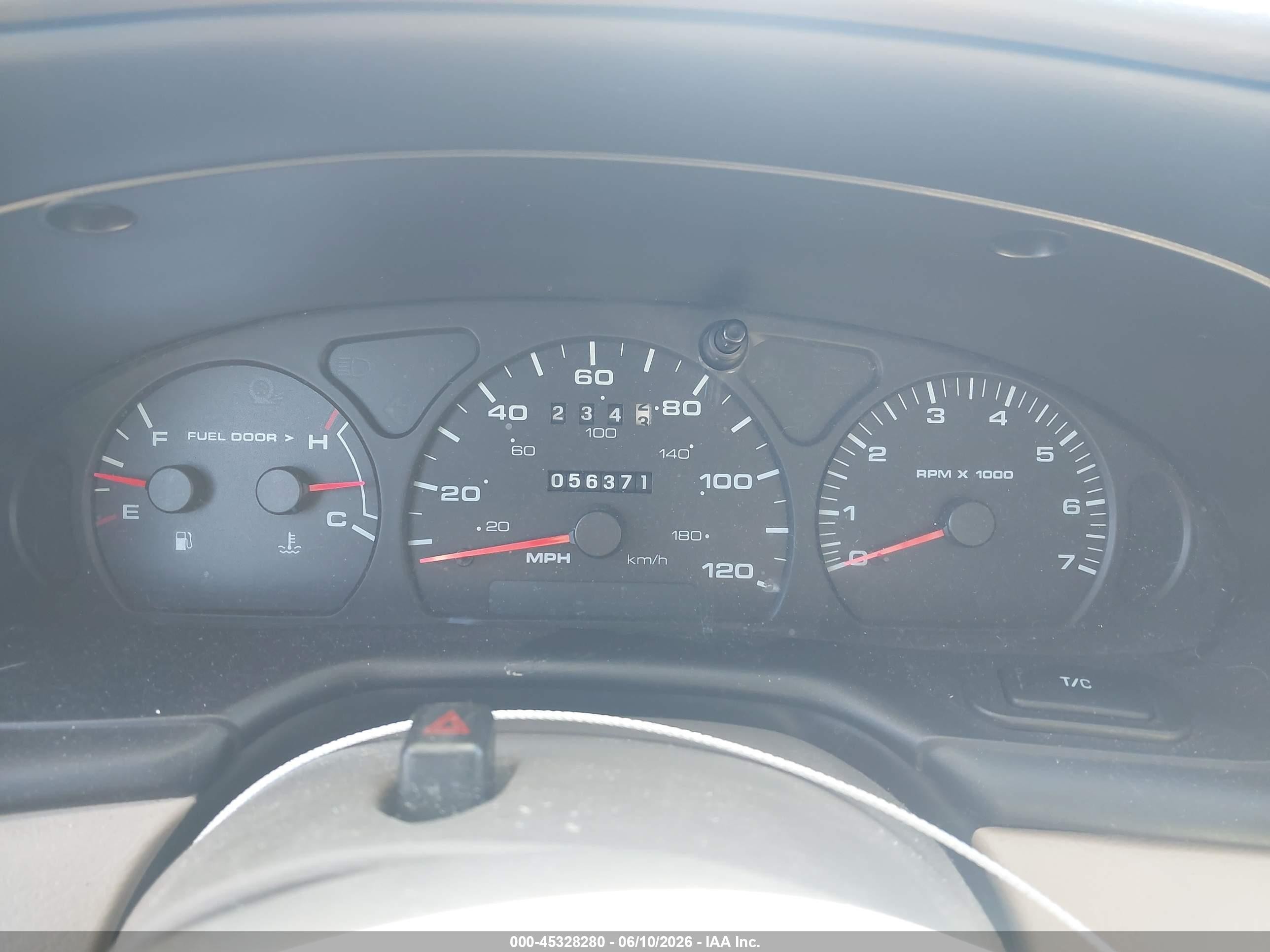2001 Ford Taurus Sel Red vin: 1FAFP56S01A236869