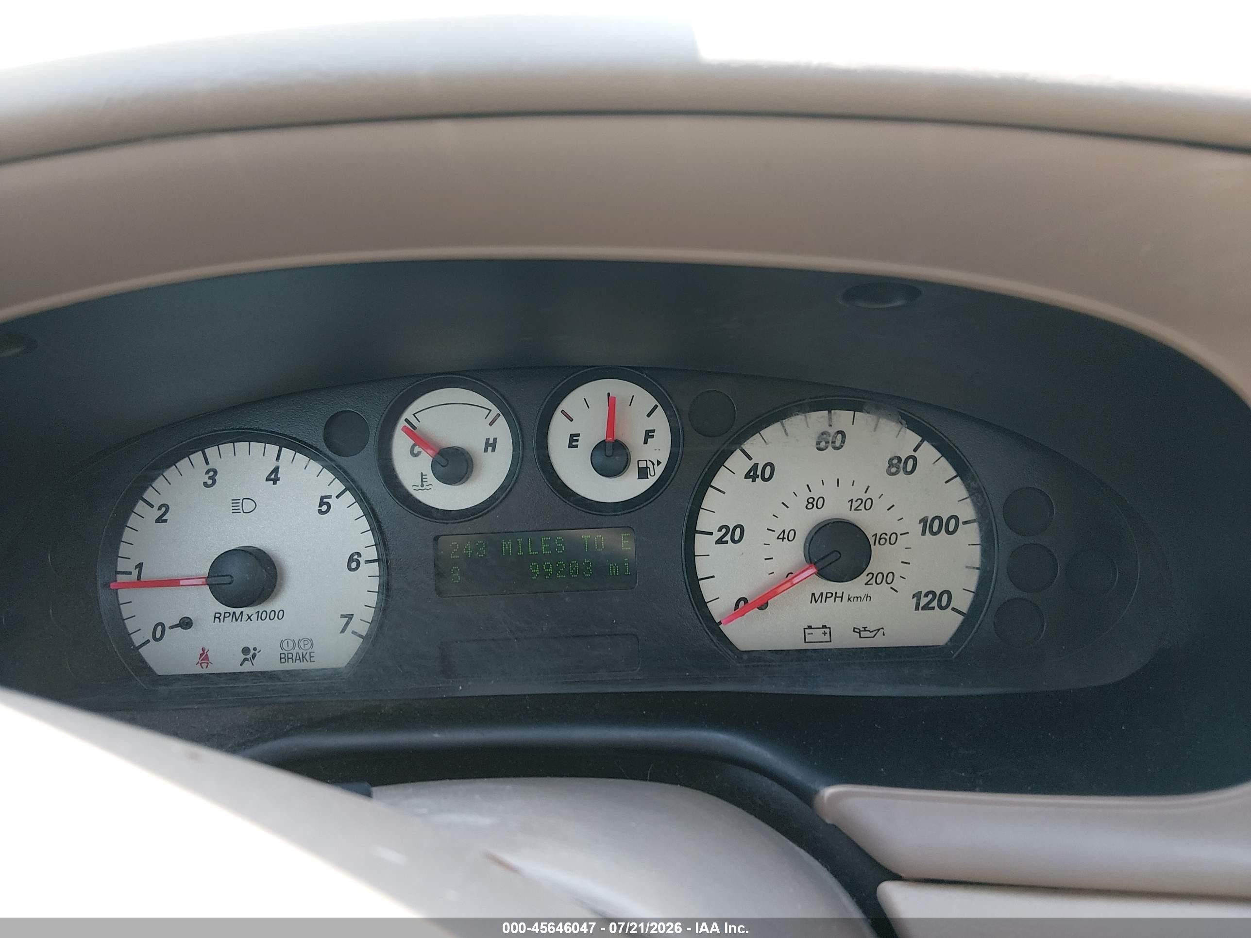 2005 Ford Taurus Sel Gold vin: 1FAFP56S05A199005