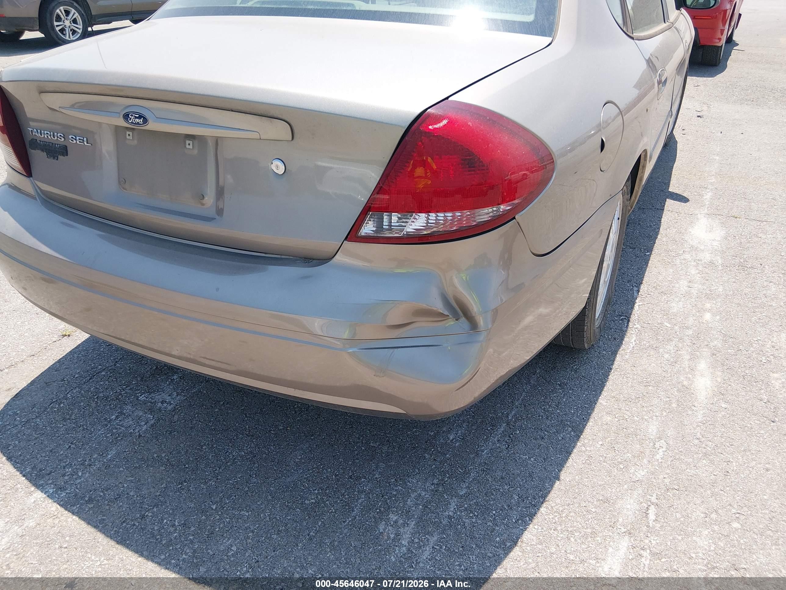2005 Ford Taurus Sel Gold vin: 1FAFP56S05A199005