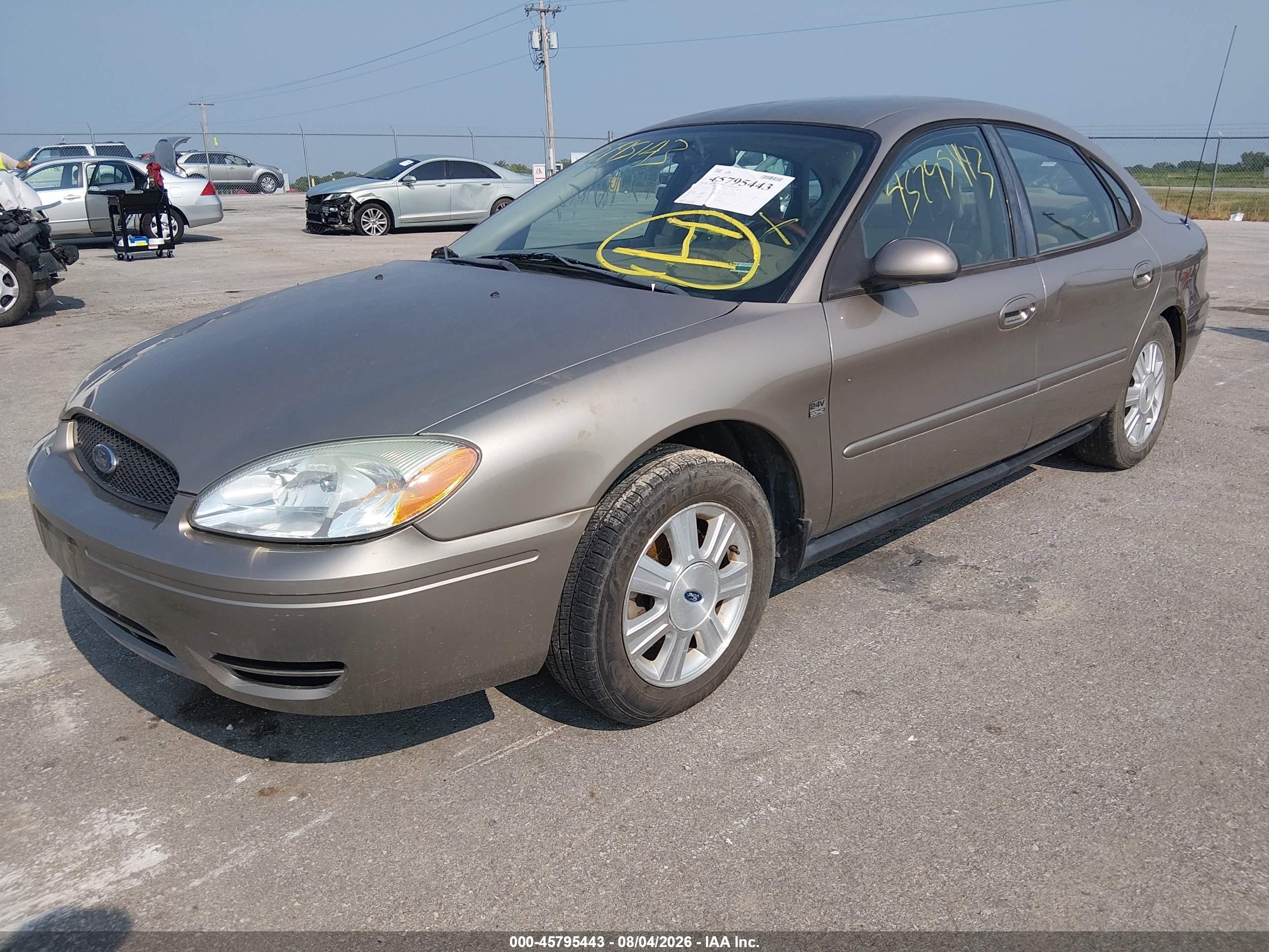 2005 Ford Taurus Sel Silver vin: 1FAFP56S05A199005