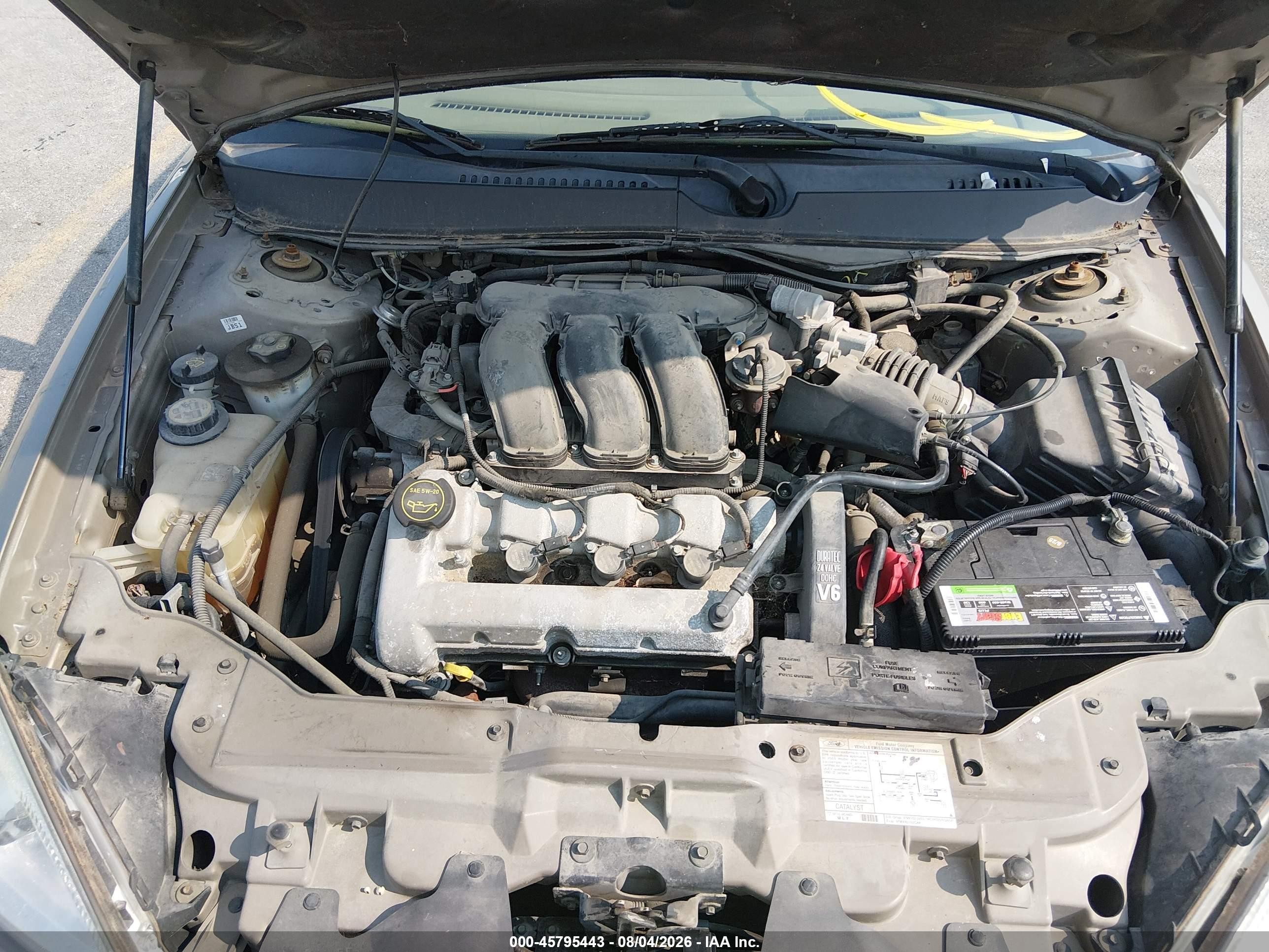 2005 Ford Taurus Sel Silver vin: 1FAFP56S05A199005