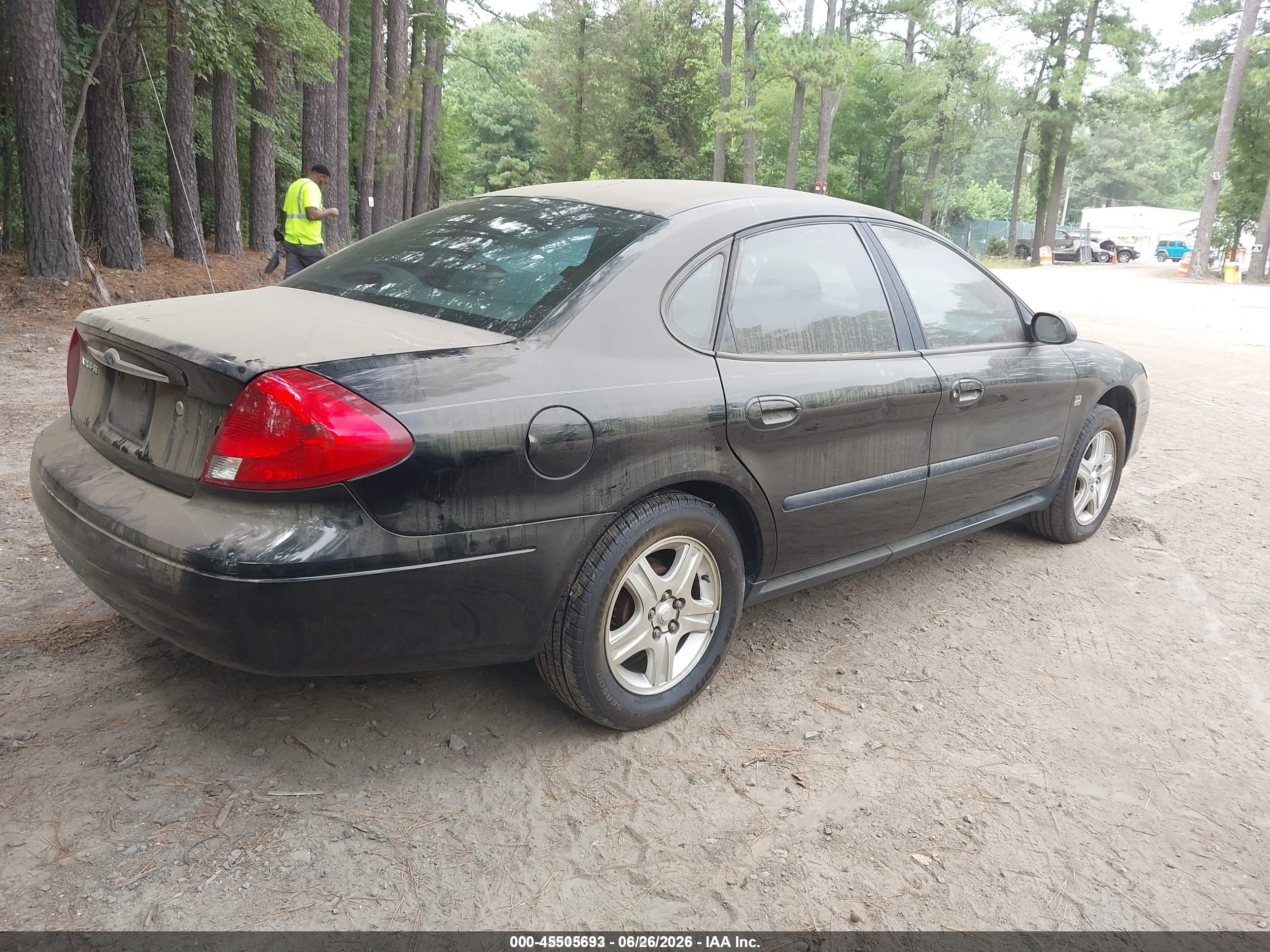 2000 Ford Taurus Sel Black vin: 1FAFP56S0YA265685