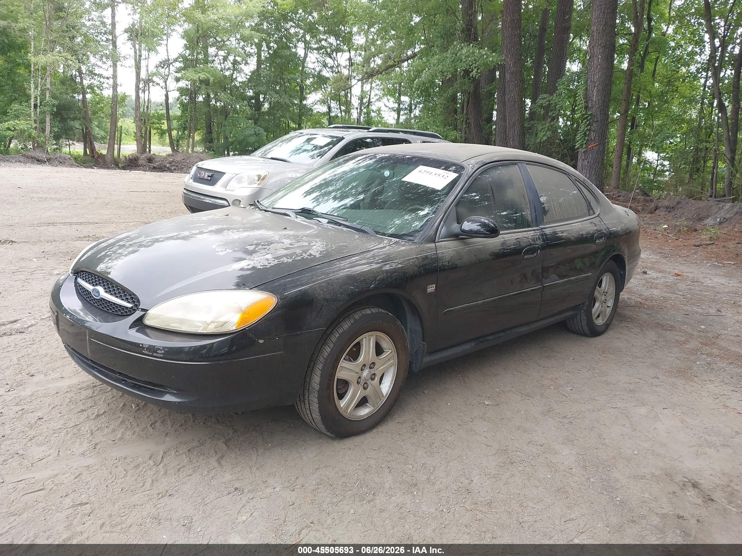 2000 Ford Taurus Sel Black vin: 1FAFP56S0YA265685