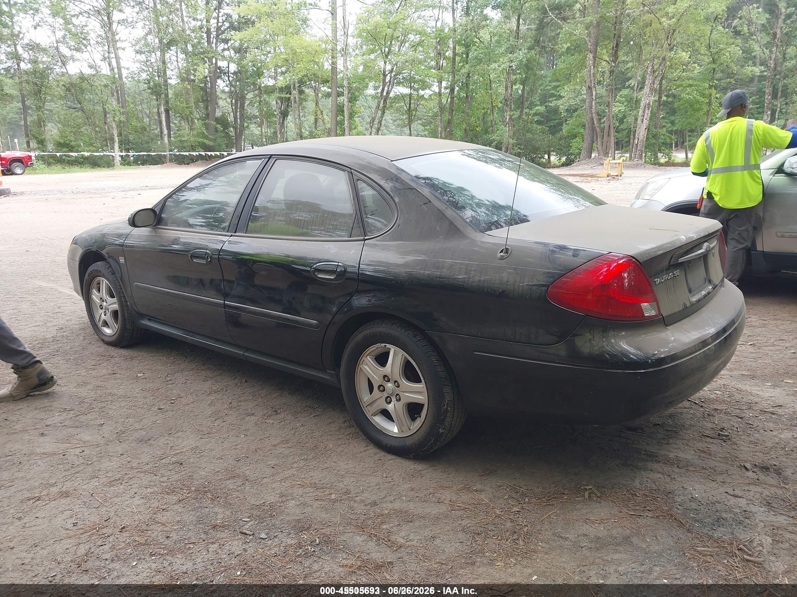 2000 Ford Taurus Sel Black vin: 1FAFP56S0YA265685